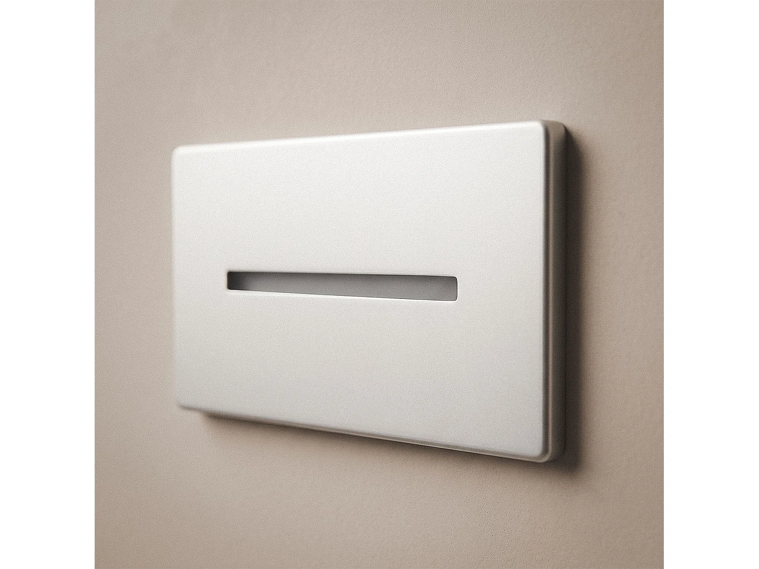Baliza Exterior LED 3W Acero Inoxidable Empotrable Pared Wabi Lineal Plateado