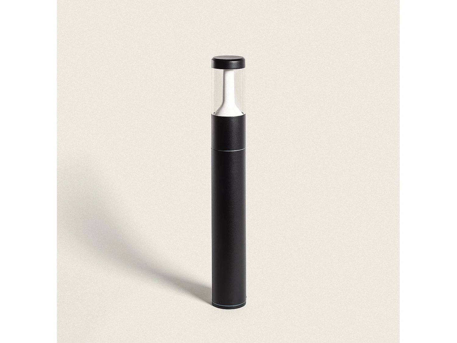 Baliza Exterior LED 65cm 10W Aluminio Mikaro Negro Negro Mate