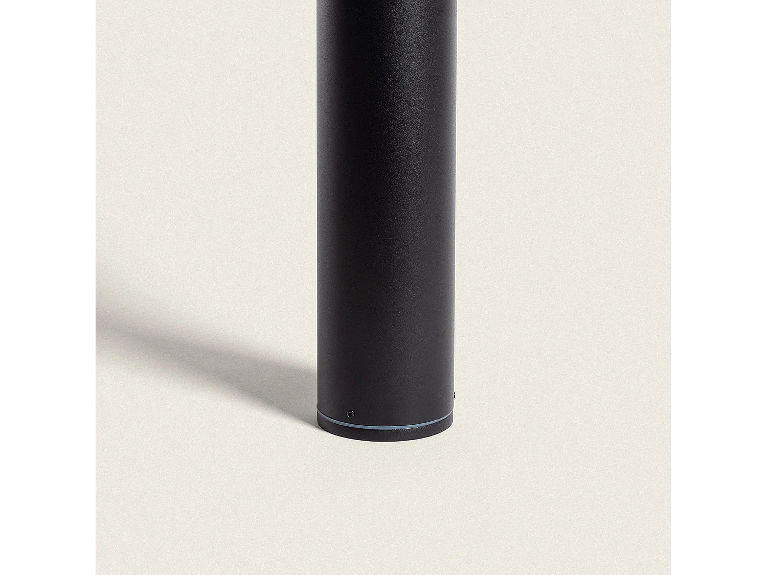 Baliza Exterior LED 65cm 10W Aluminio Mikaro Negro Negro Mate