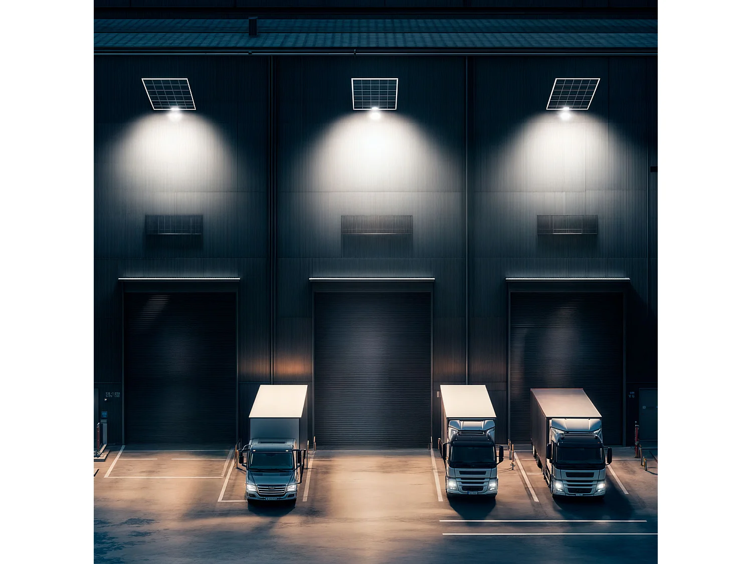 Projecteur Solaire Extérieur LED Nurda 10W 1200 lm IP65 avec Télécommande 6500K Blanc froid