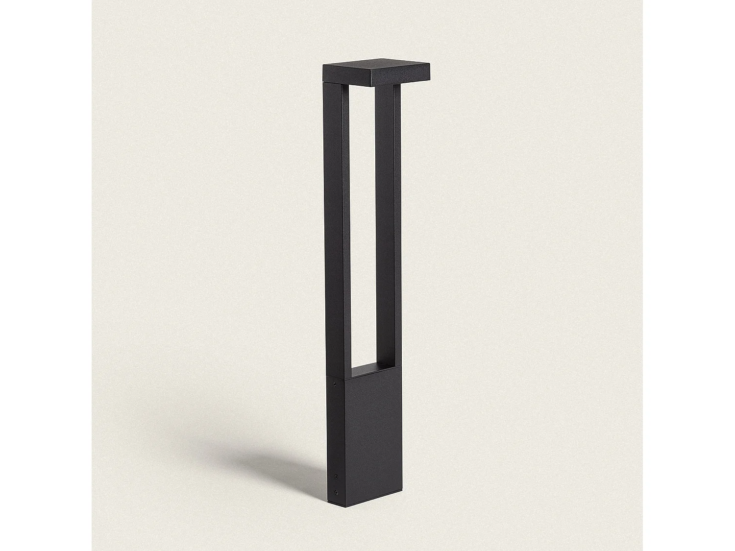 Balise Extérieure LED 65cm 10W Aluminium Droxe Noire Noir