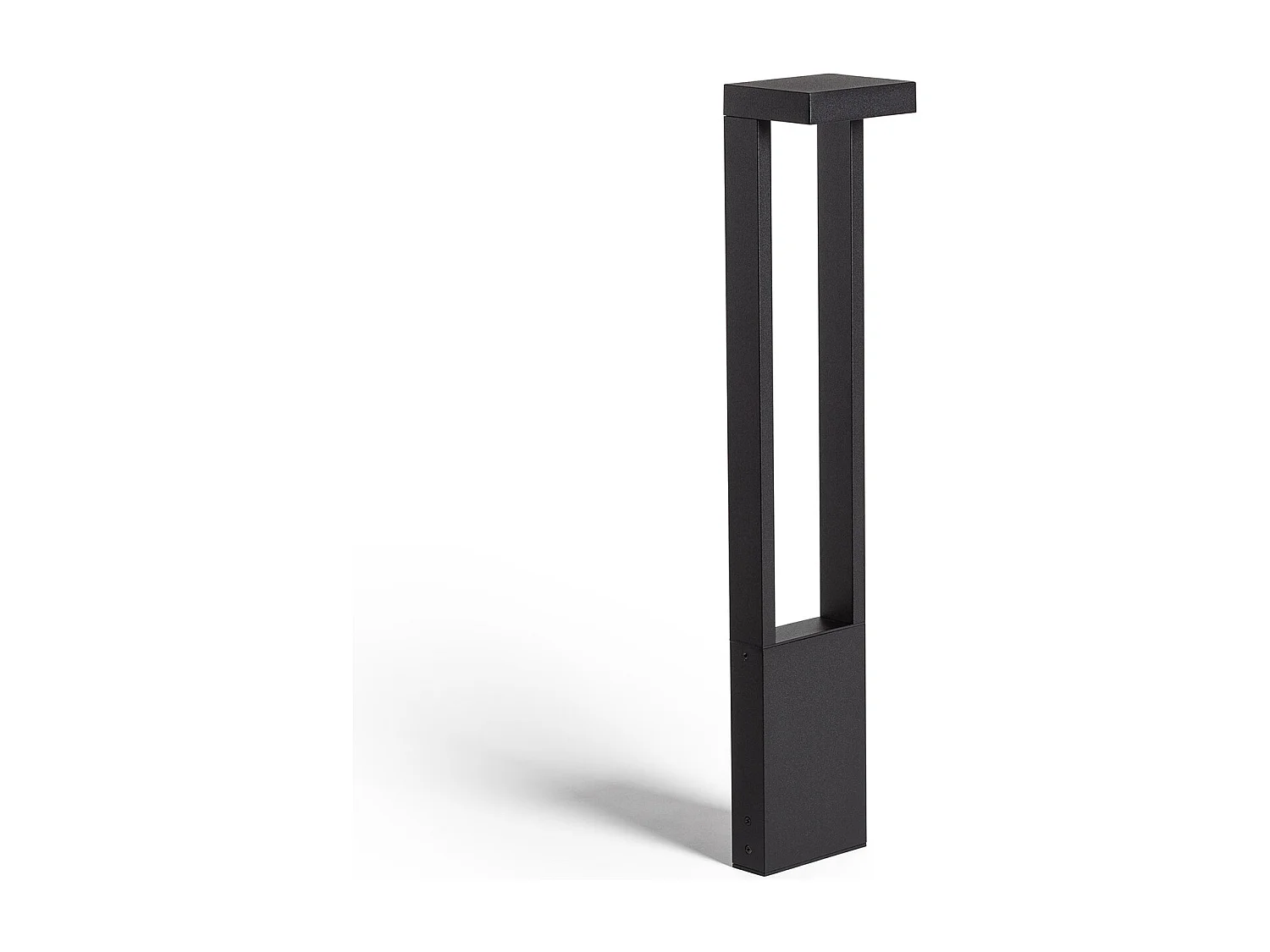 Balise Extérieure LED 65cm 10W Aluminium Droxe Noire Noir
