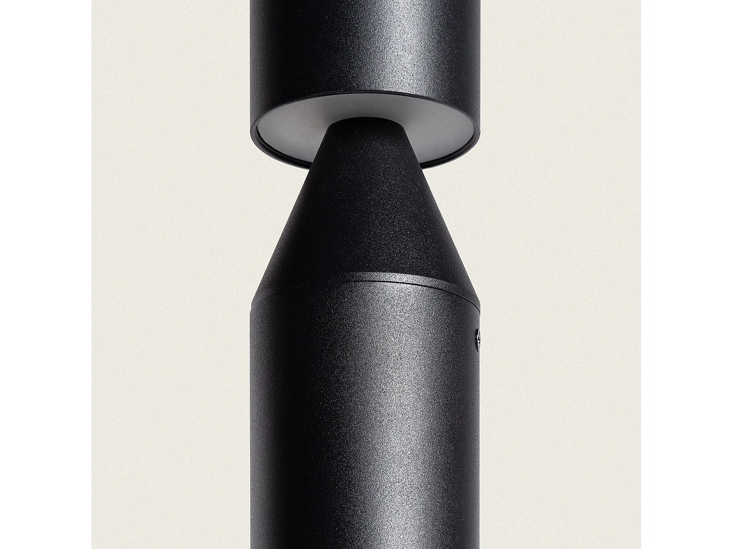 Balise sur Pied Extérieure LED 6W 60cm Aluminium Cashel Noir