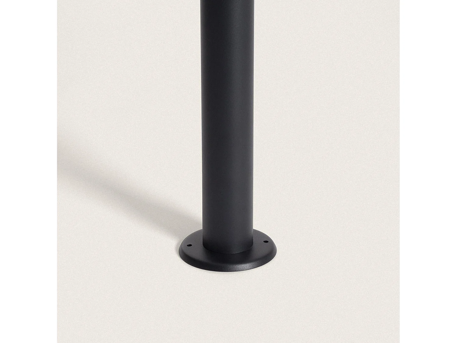 Baliza de Pie Exterior Solar LED 1,5W 50cm Acero Inoxidable con Sensor de Movimiento Ashier Negro