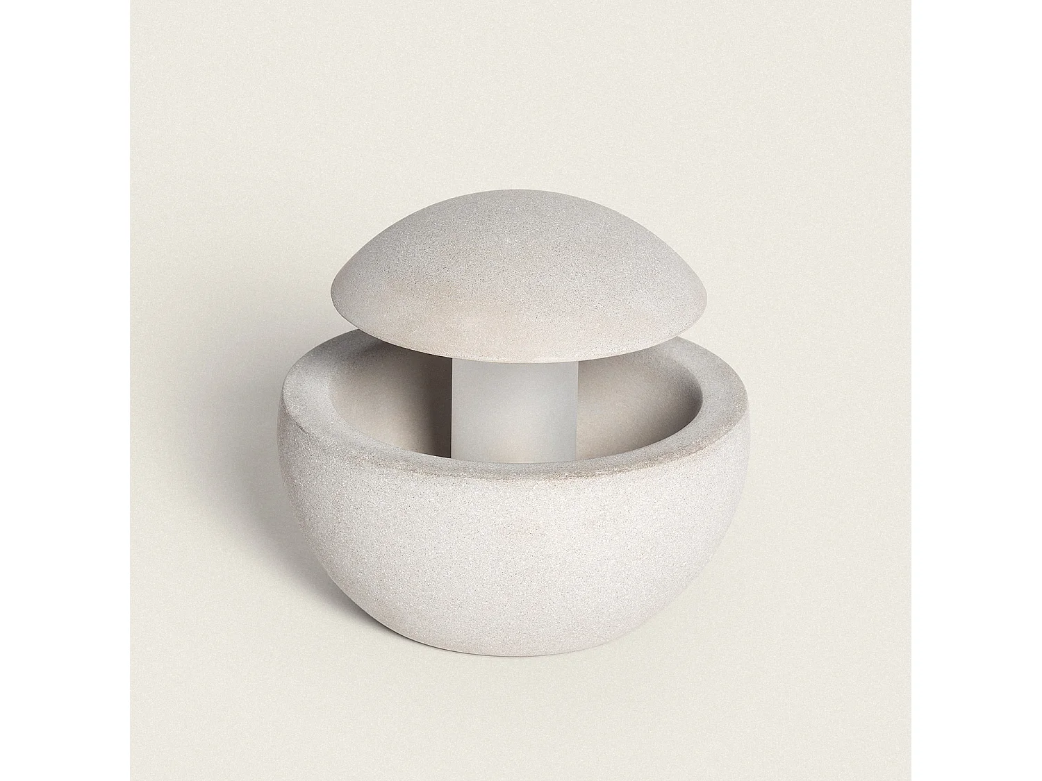 Balise Extérieure Ciment Ovinta Gris Pierre