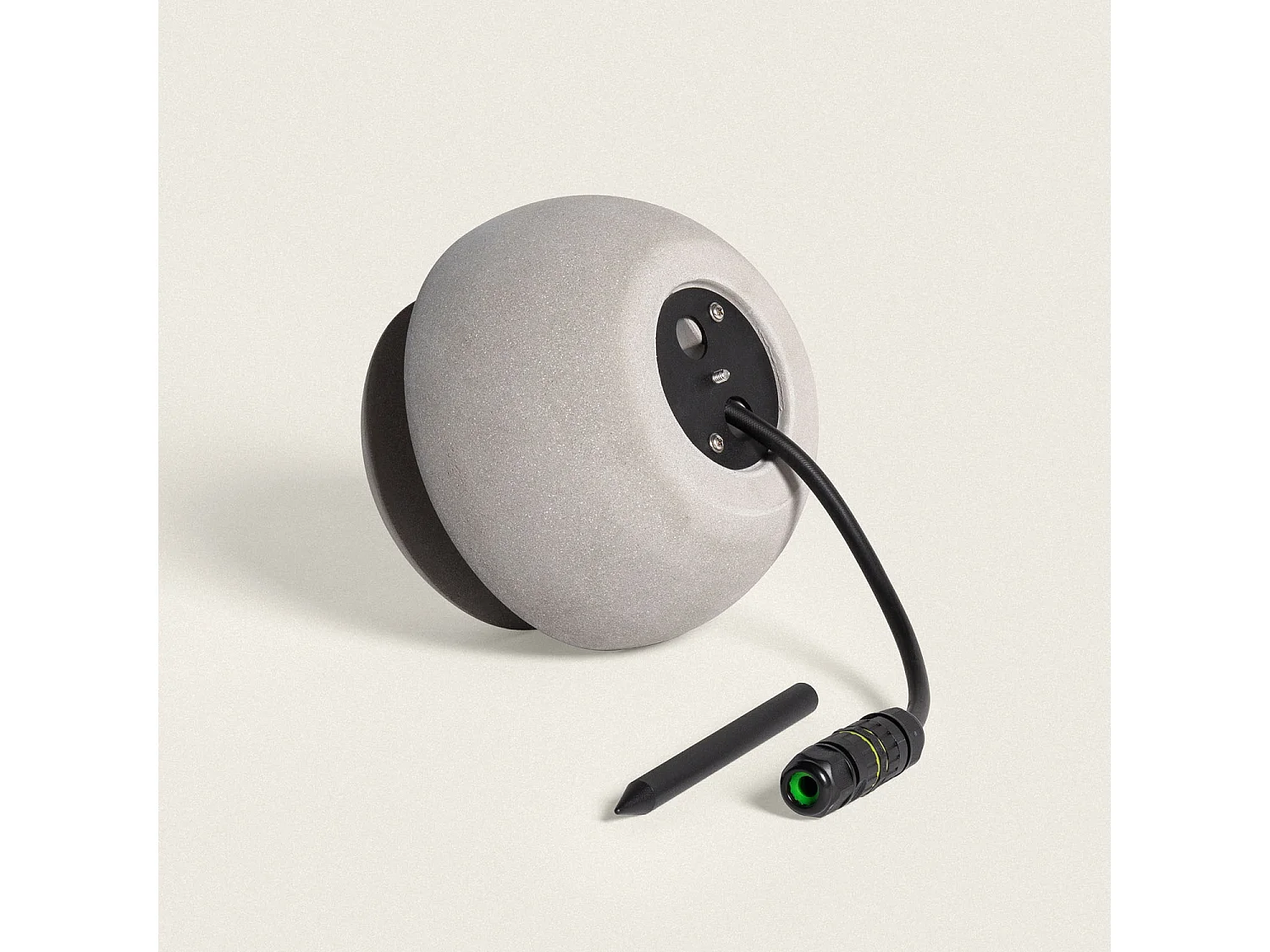 Balise Extérieure Ciment Ovinta Gris Pierre