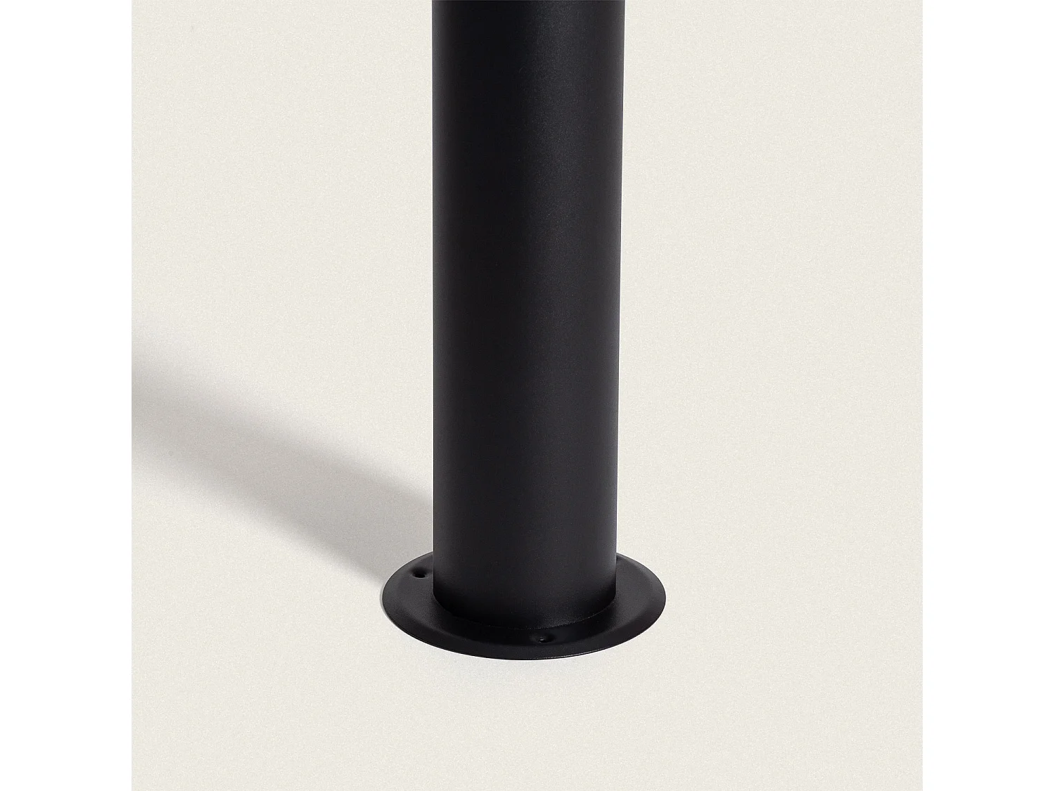 Balise Extérieure en Saillie sur Pied 50cm Aluminium Lutsha Noir