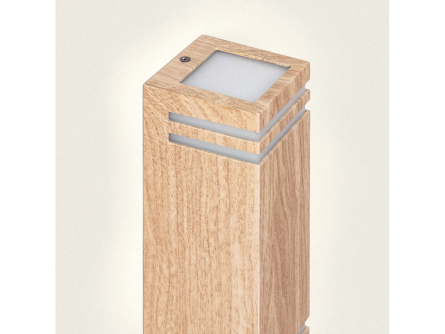 Applique Murale Extérieure Double Face Aluminium Minol  Brun clair