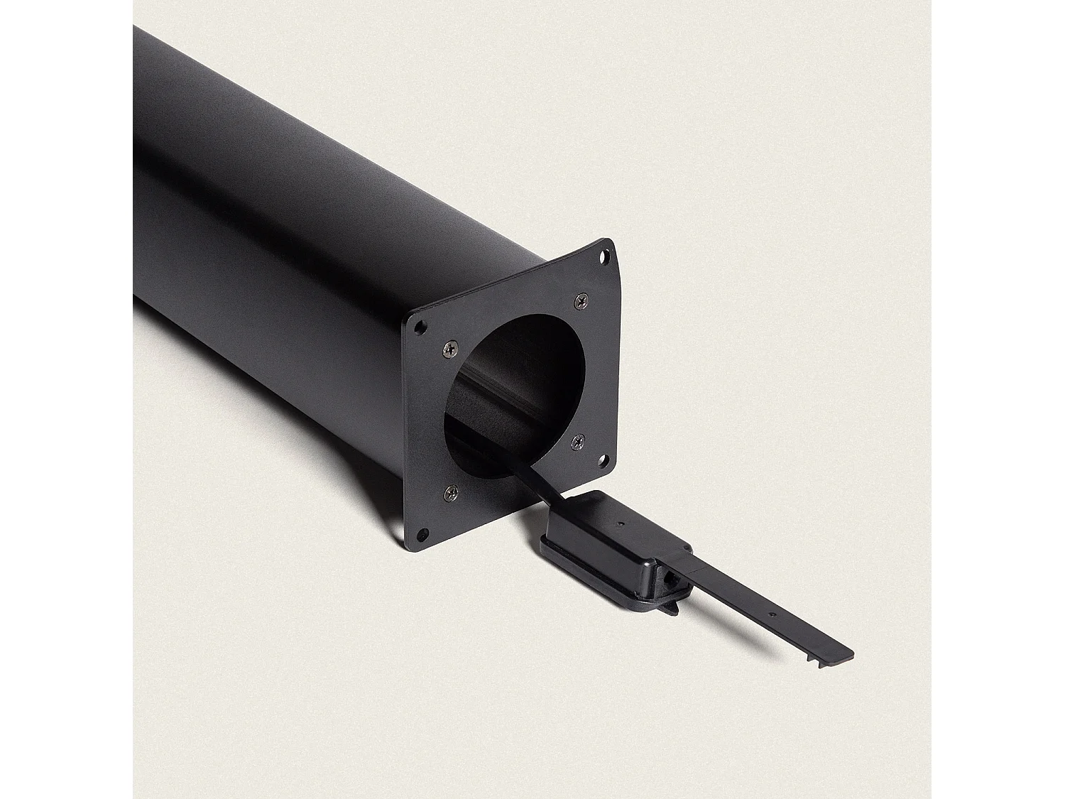 Balise sur Pied Extérieure 60cm Aluminium Pelly Noir