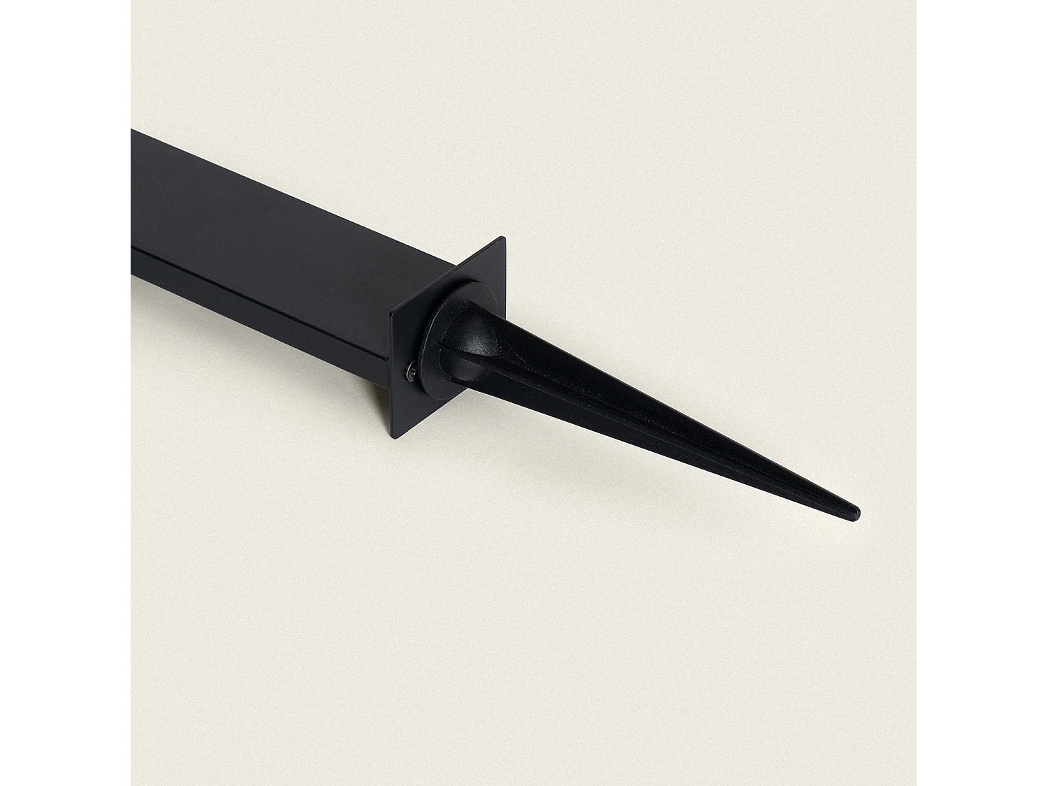 Balise sur Pied Extérieure Solaire LED 1,5W 46cm Aluminiu avec Détecteur de Mouvement Efren Noir