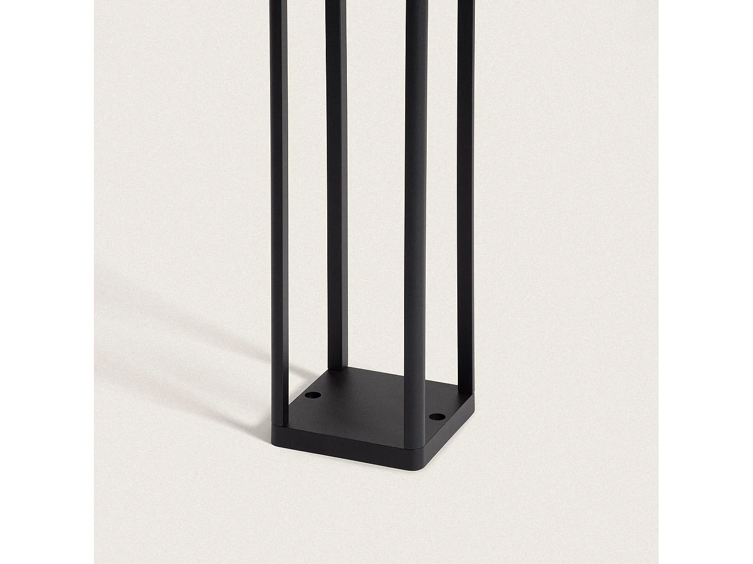 Balise Extérieure sur Pied Solaire 2W 60cm Aluminium avec Détecteur de Mouvement Devah Noir