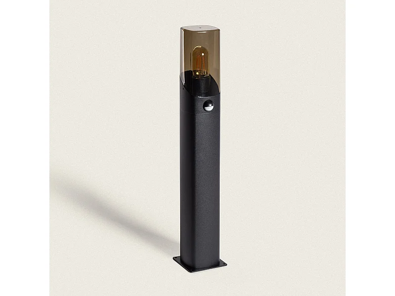 Lampioncino per Esterni LED 60 cm Alluminio con Sensore PIR Pelly Nero