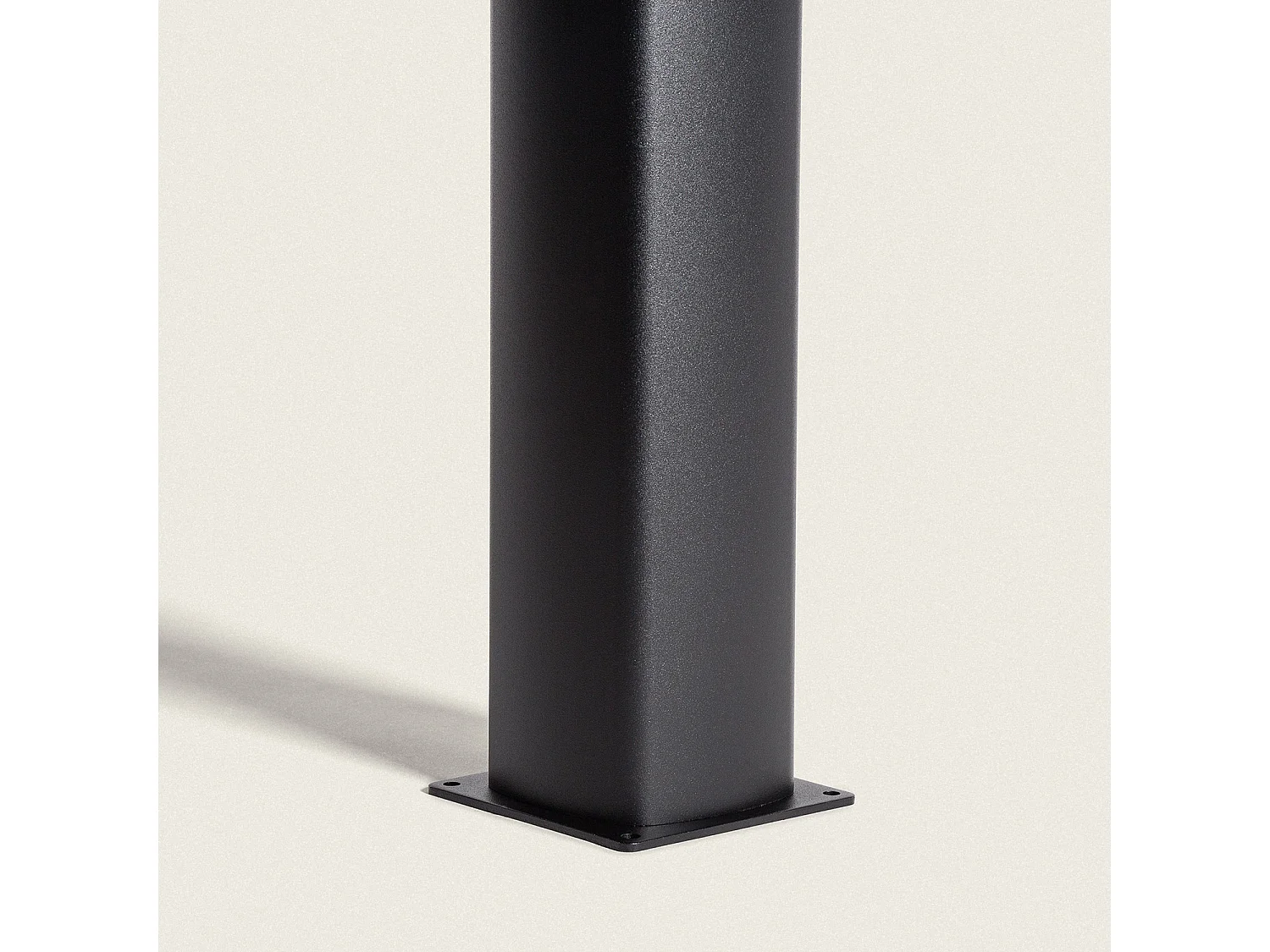 Baliza de Pie Exterior 60cm Aluminio con Sensor PIR Pelly Negro