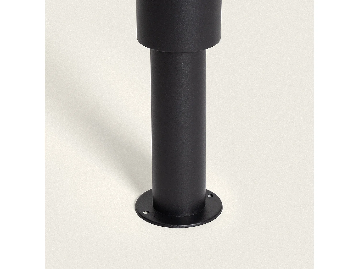 Balise Extérieure en Saillie sur Pied 50cm Acier Inoxydable Niamey Noir