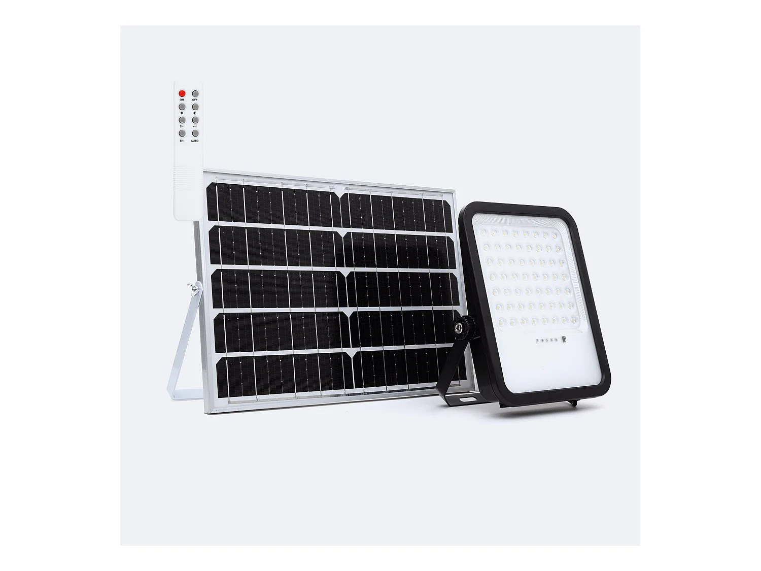 Foco Proyector LED Solar 2200 lm IP65 con Control Remoto Nurda 4000K Blanco Neutro