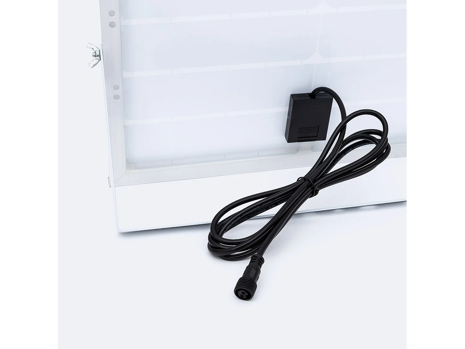 Projecteur Solaire Extérieur LED Nurda 20W 2100 lm IP65 avec Télécommande 4000K Blanc neutre