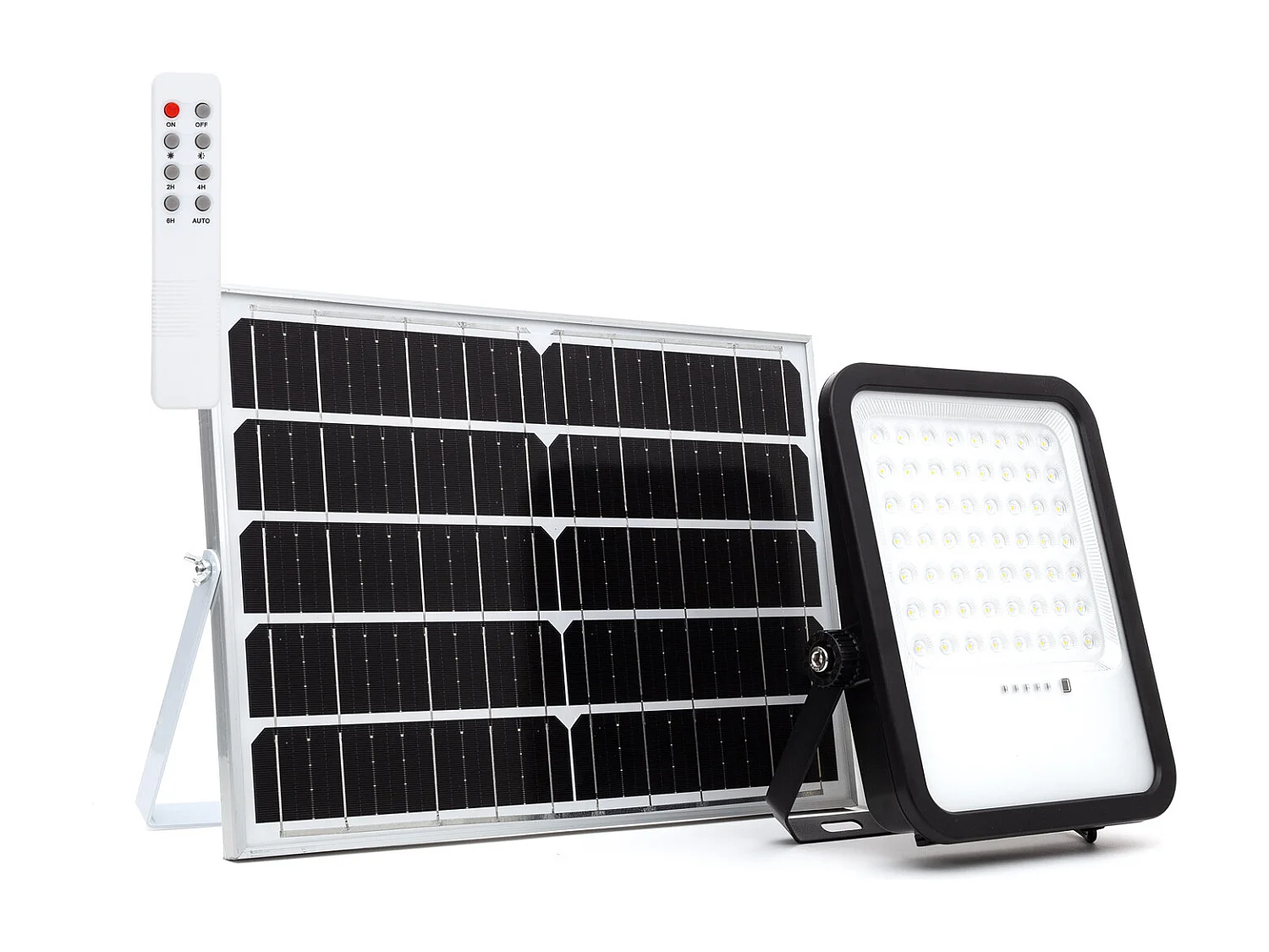 Foco Proyector LED Solar 2200 lm IP65 con Control Remoto Nurda 4000K Blanco Neutro