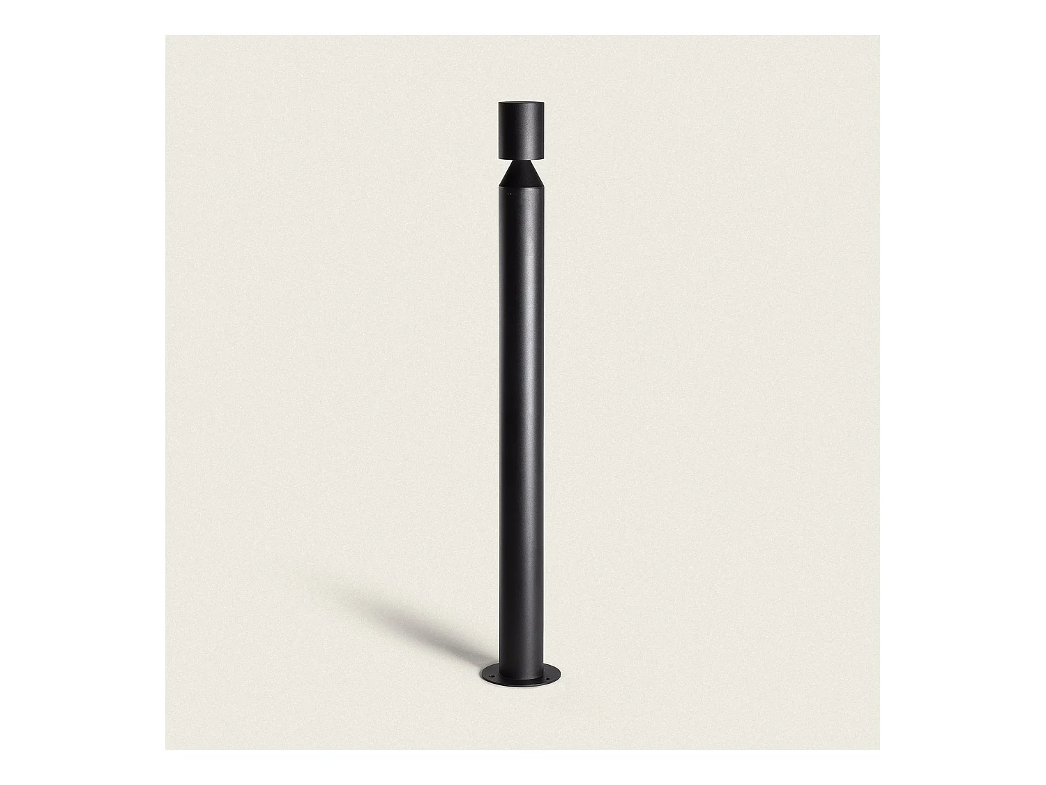 Baliza de Pie Exterior LED 6W 90cm Aluminio Cashel Negro