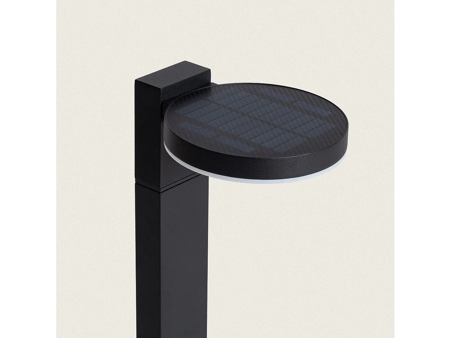 Lampioncino per Esterni Solare LED 50 cm Alluminio Aris Nero