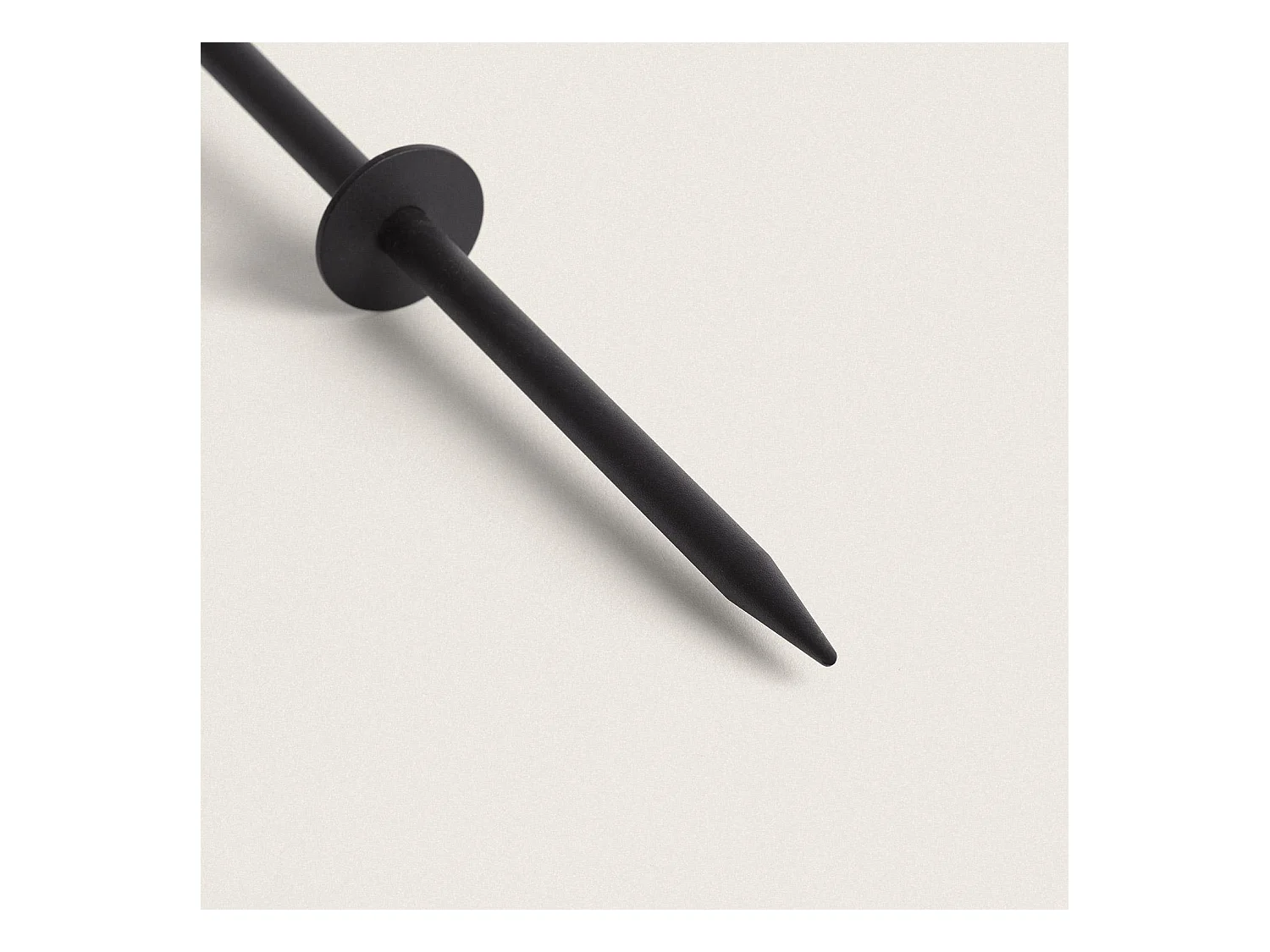 Faretto LED 3W Alluminio con Picchetto 80cm Anisa Nero