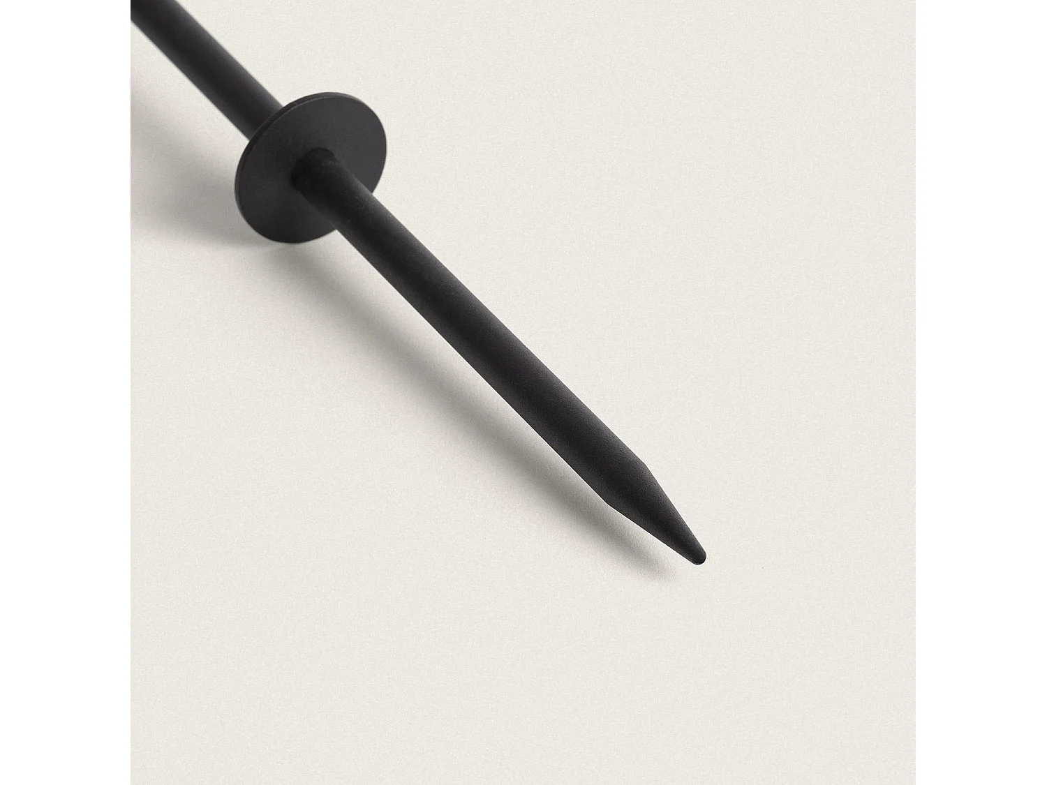 Faretto LED 3W Alluminio con Picchetto 80cm Anisa Nero