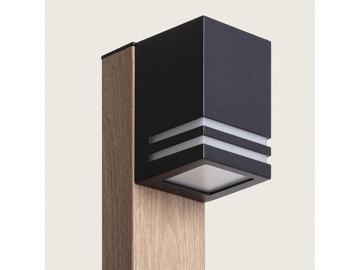 Lampioncino per Esterni M Alluminio Minol Marrone Chiaro