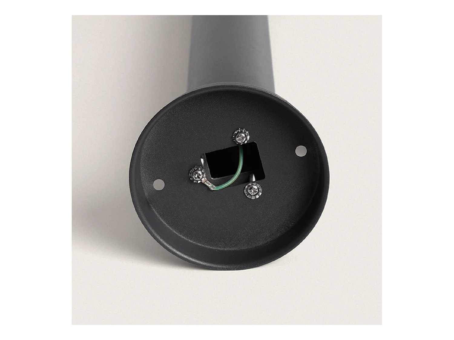 Baliza Exterior Superficie Pie 90cm Acero Inoxidable Stone Antracita