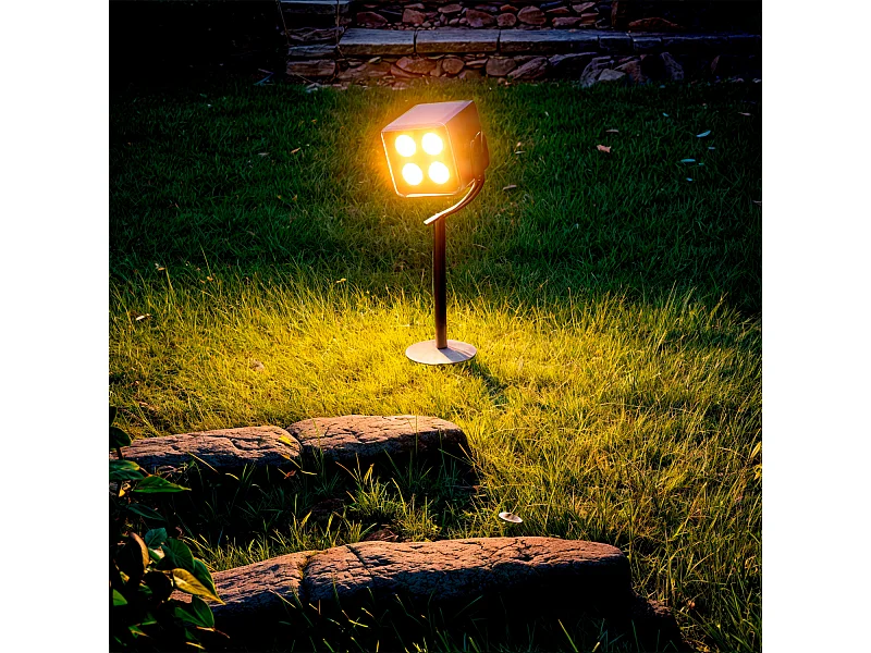 Spot Extérieur LED 11W avec Piquet Attex Noir