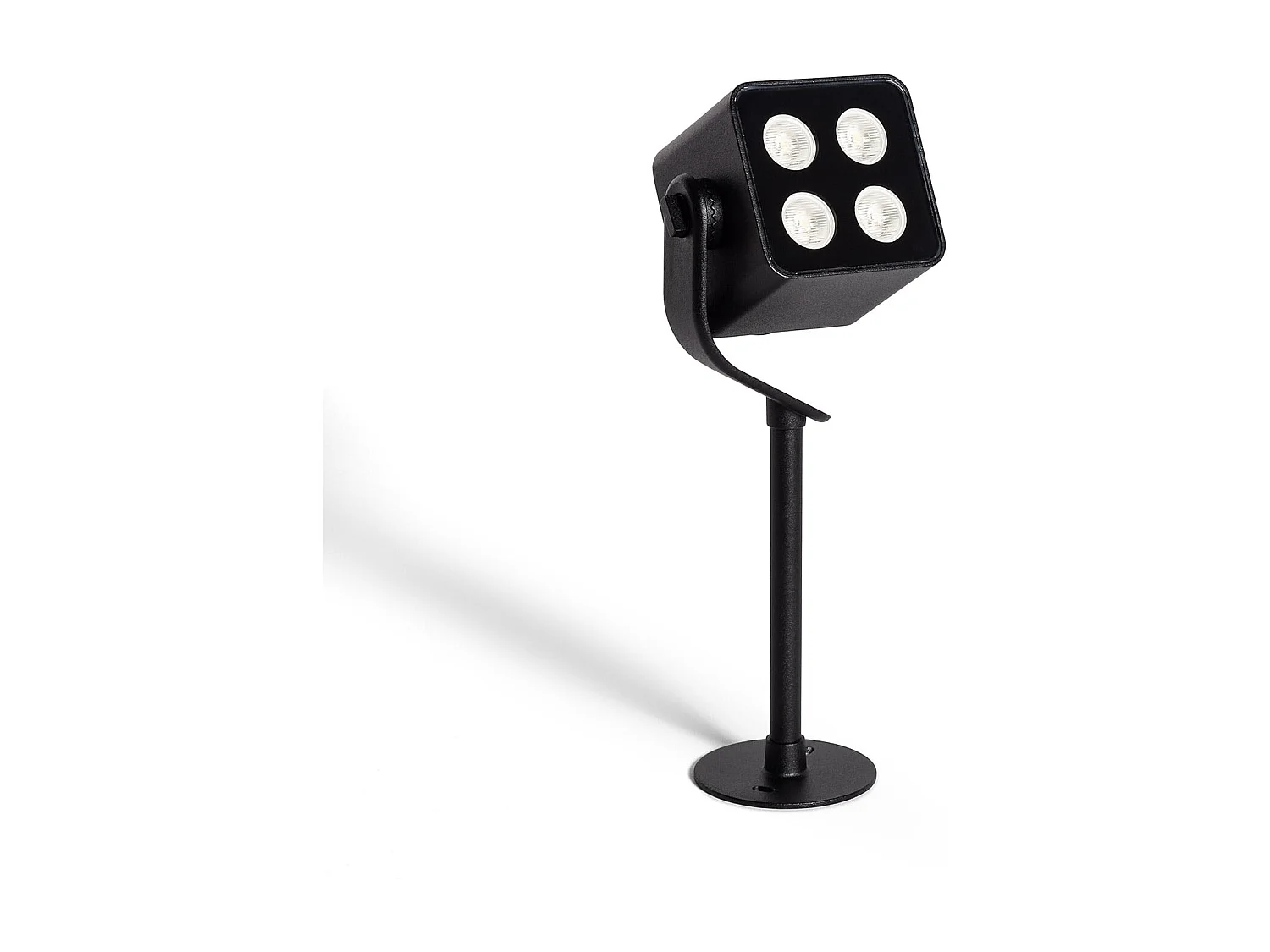 Foco Exterior LED 11W con Pincho Attex Negro