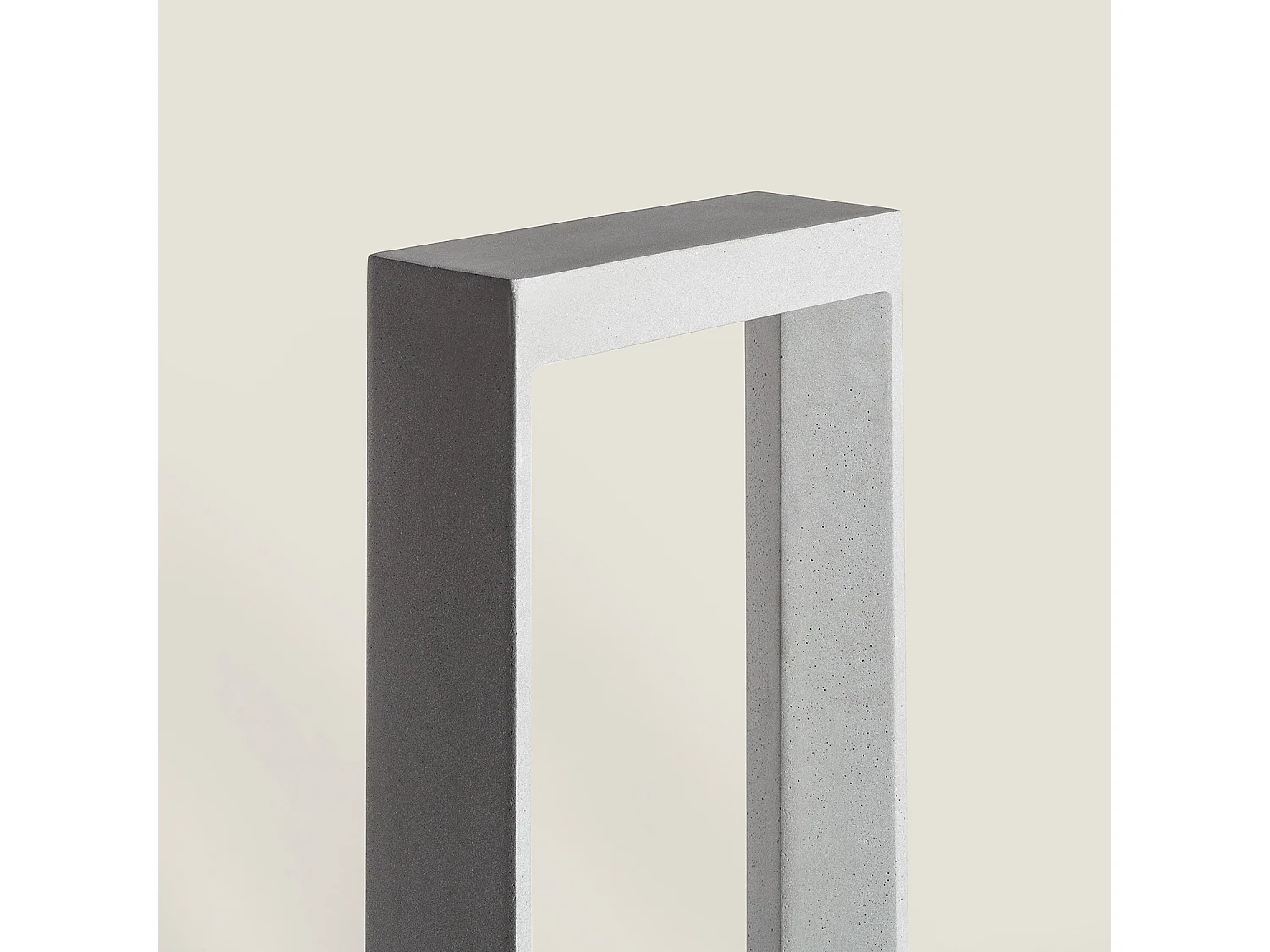 Lampioncino per Esterni LED Regolabile 8W Cemento Arvene 65 cm Grigio Pietra