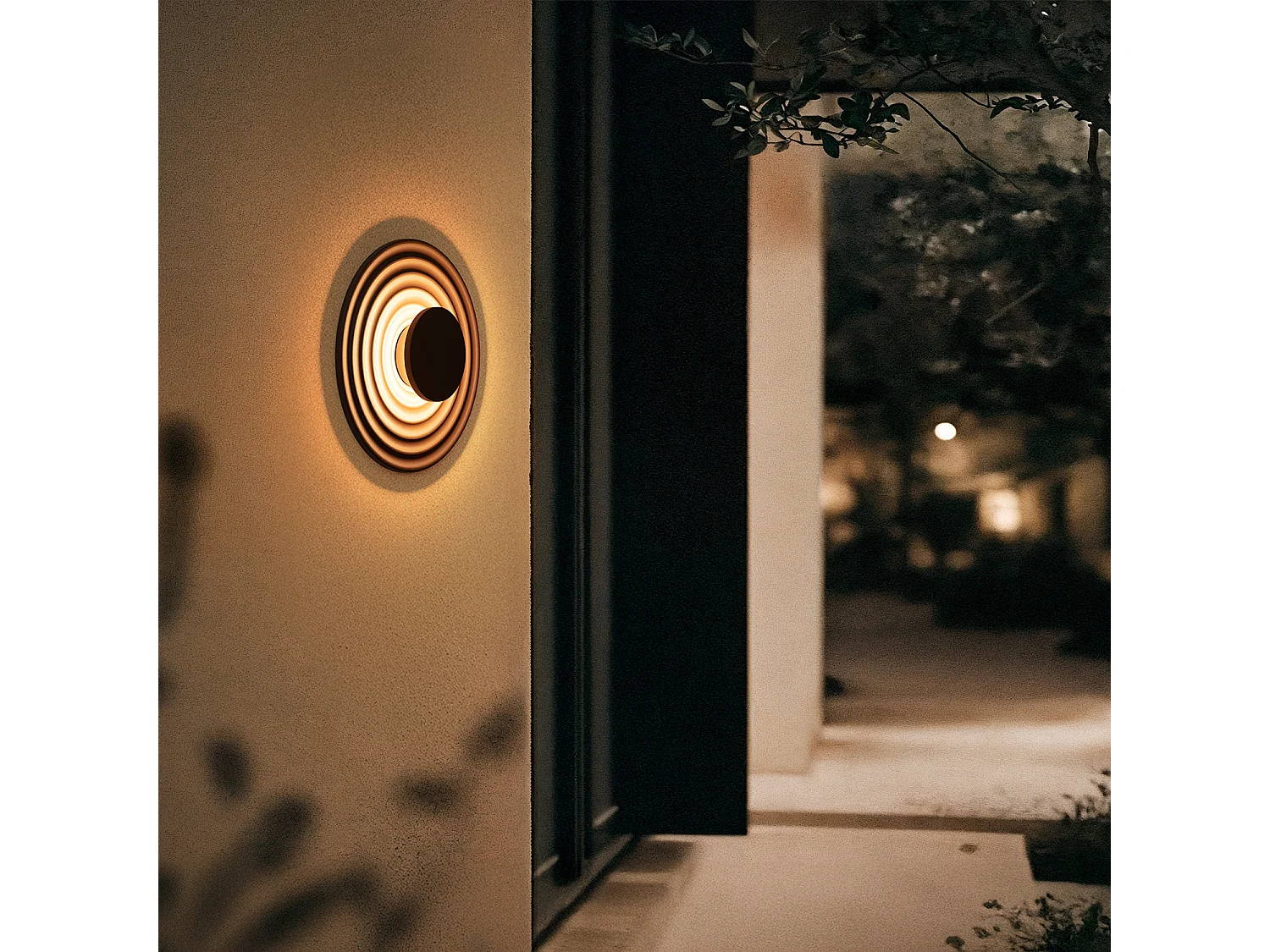 Aplique de Pared Exterior LED 8W Aluminio Darcy Óxido