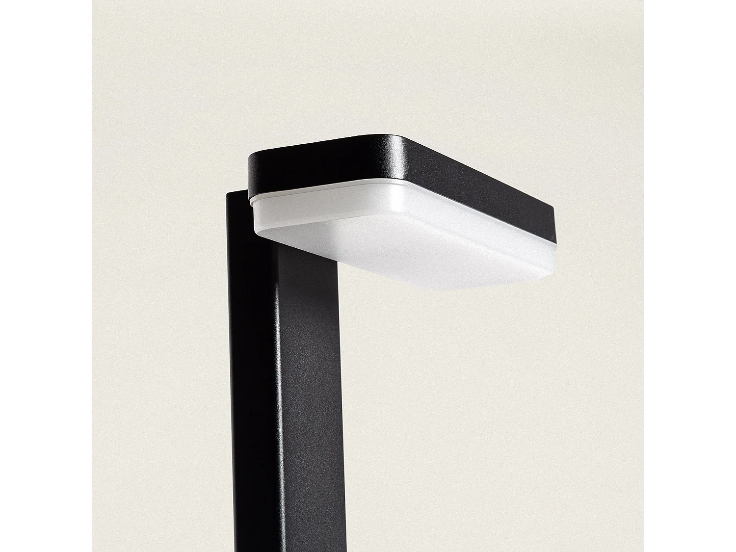 Balise Extérieure LED 50cm 10W Aluminium Mikael Noire Noir