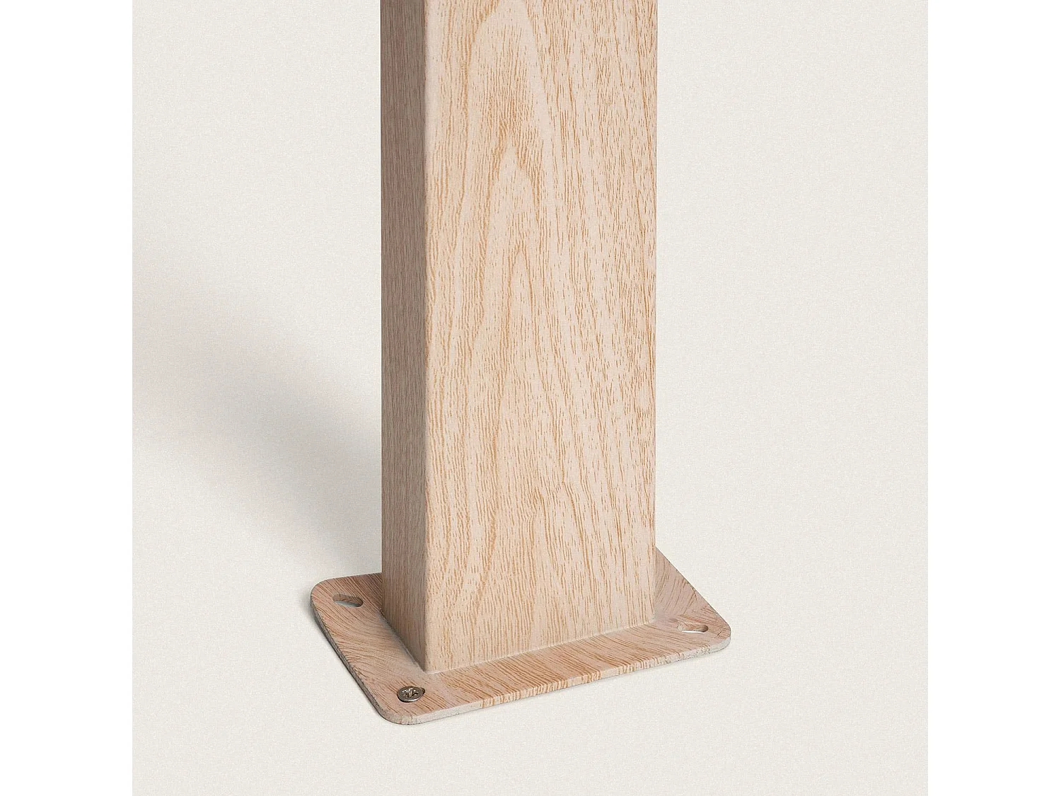 Baliza de Pie Exterior 80cm Aluminio Benny Marrón claro