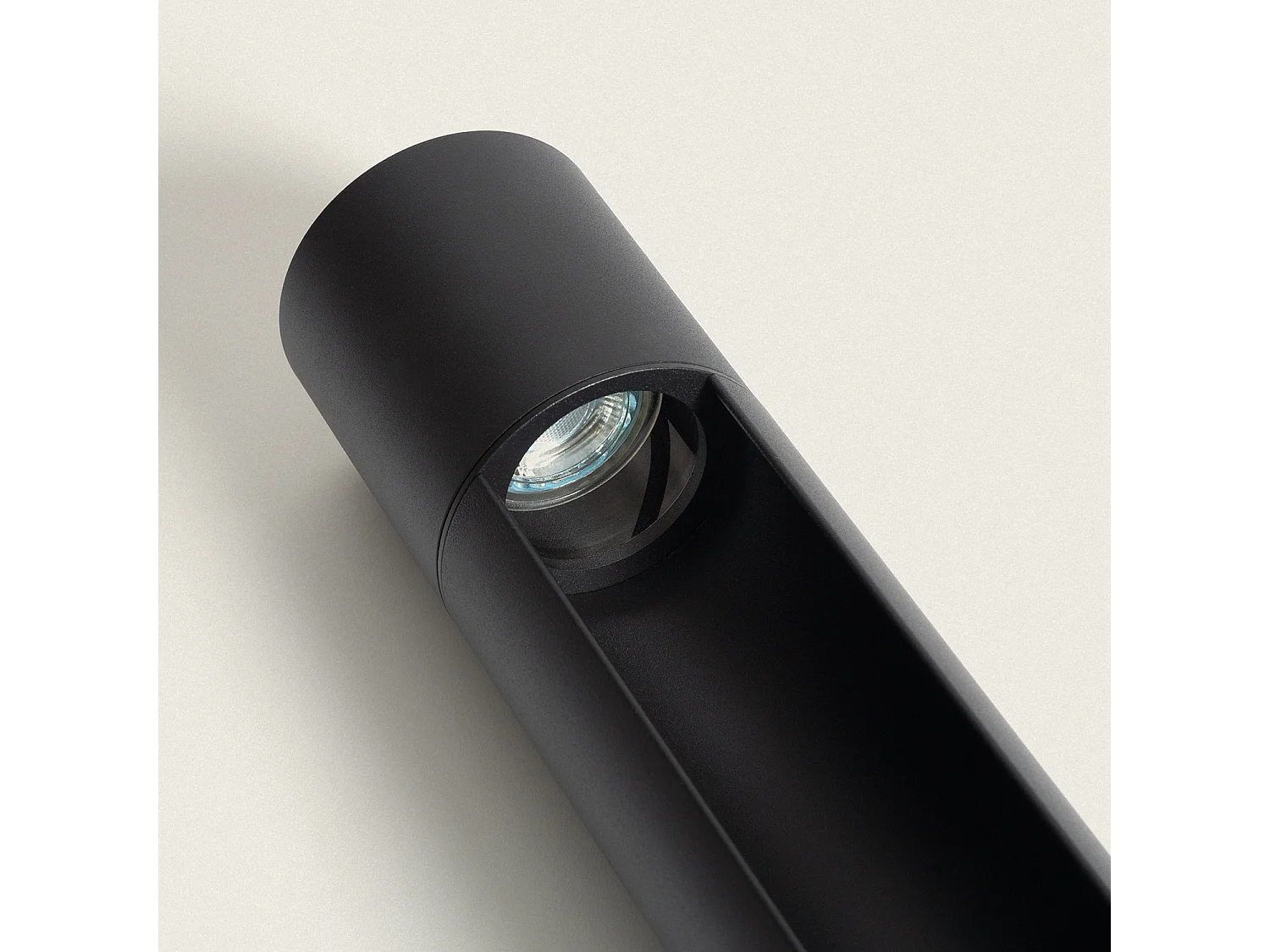 Balise sur Pied Extérieure Aluminium 60cm Nervik Noir