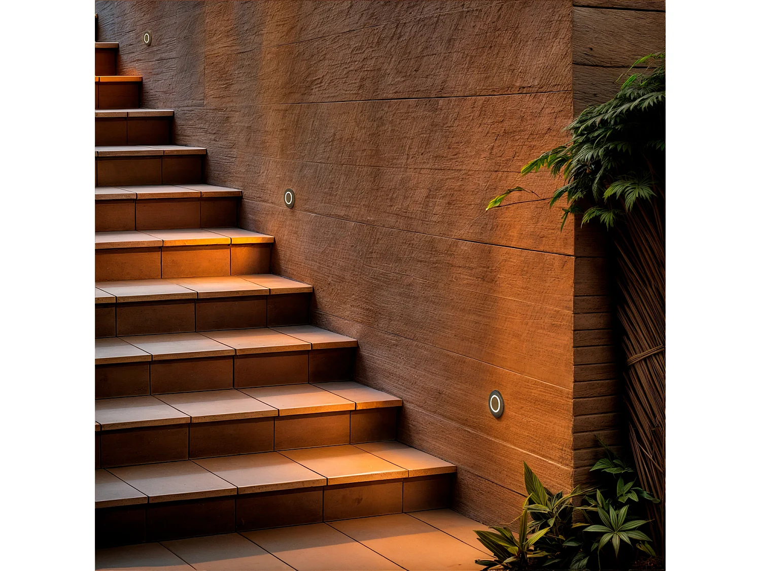 Baliza Exterior LED 2W Empotrable Suelo Circular Welly Negro