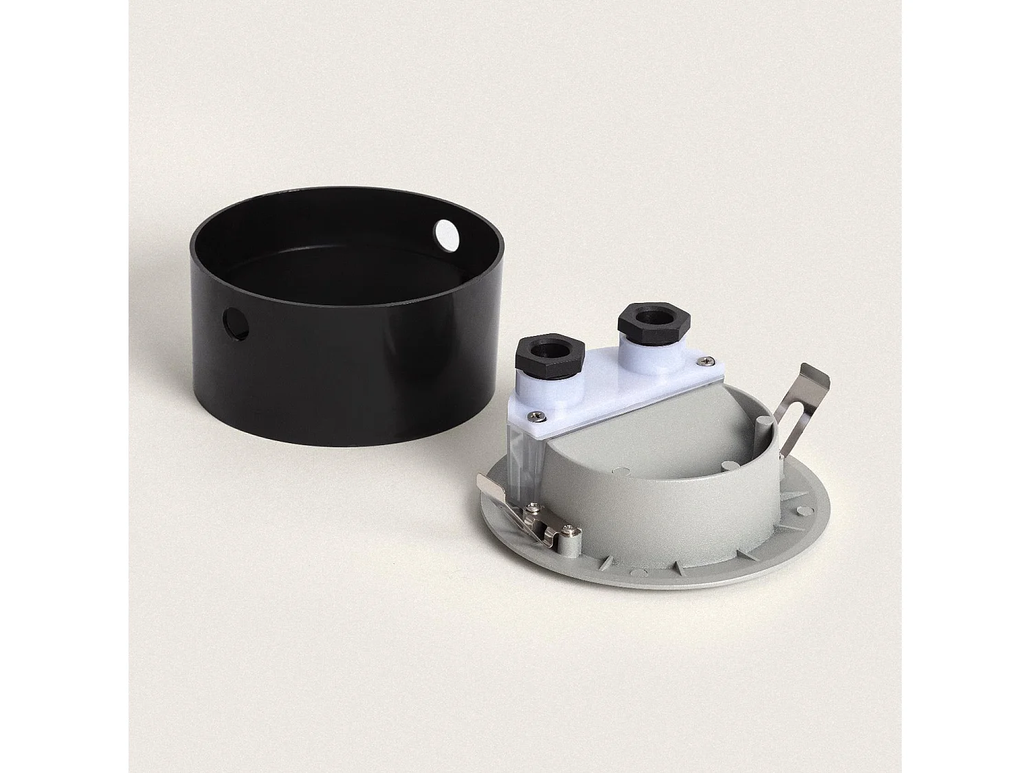 Segnapasso per Esterni 1.5W Incasso a Parete Olite IP65 Argento