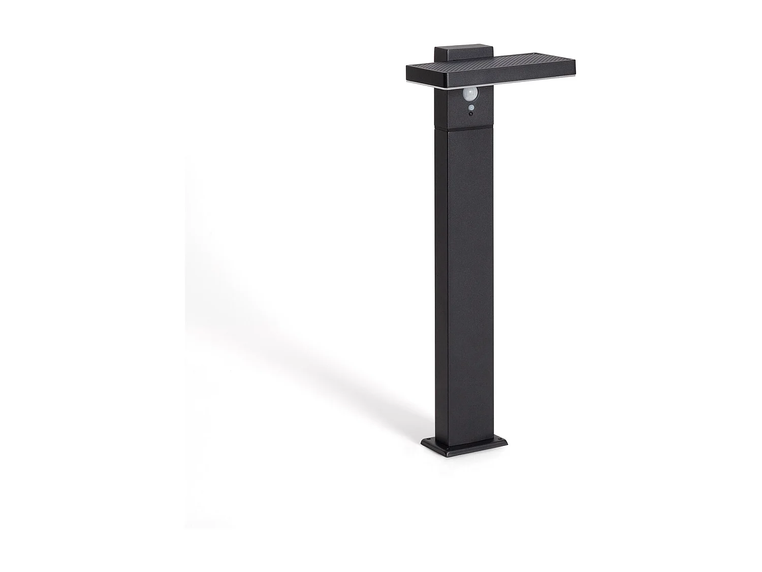 Lampioncino per Esterni Solare LED 5W 50cm Alluminio con Sensore di Movimento Bran Nero