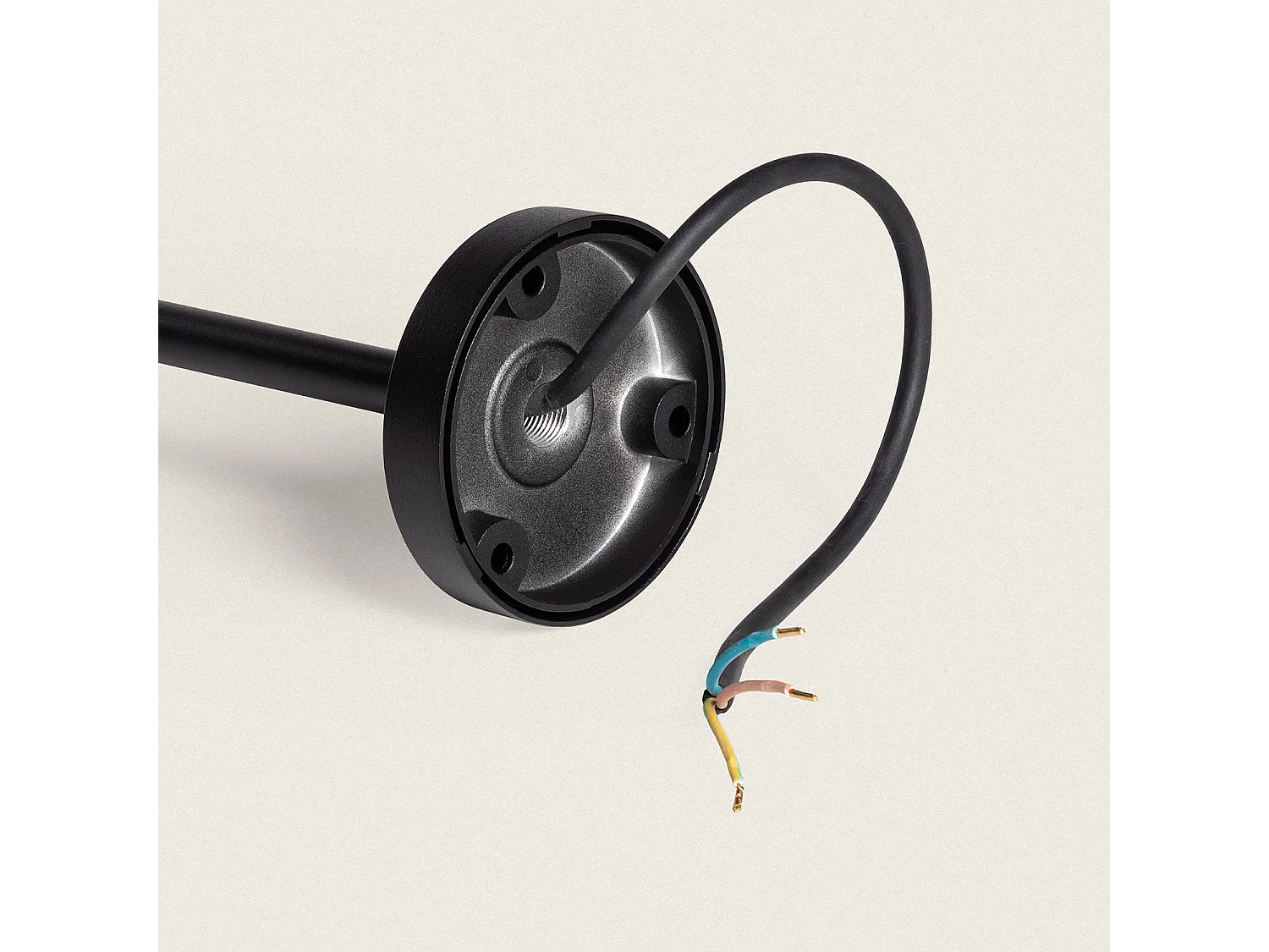 Balise Extérieure 60 cm en Saillie Drimlec Noir mat