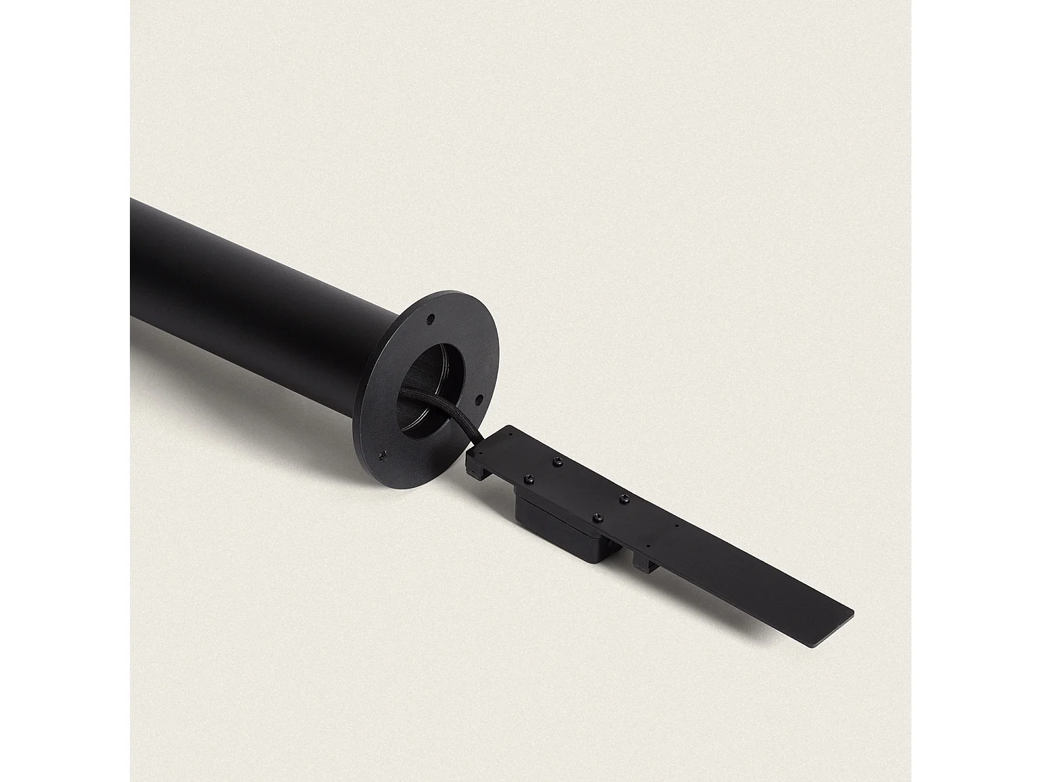 Balise sur Pied LED Extérieure 6W Aluminium 75cm Kaepp Noir