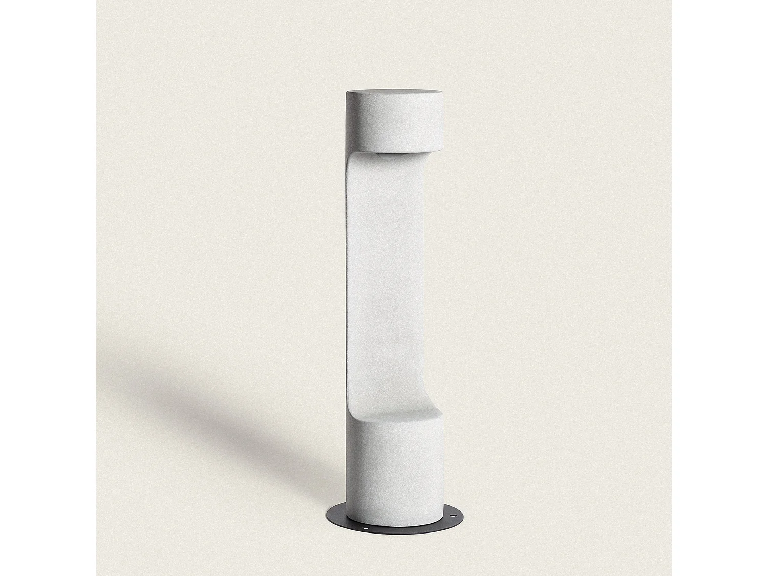 Lampioncino per Esterni LED Regolabile 6W Cemento Nexul 65 cm Grigio Pietra