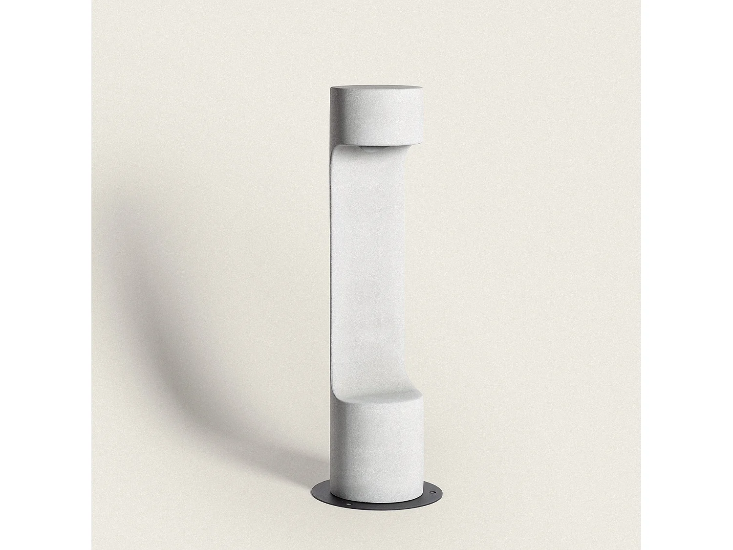 Lampioncino per Esterni LED Regolabile 6W Cemento Nexul 65 cm Grigio Pietra