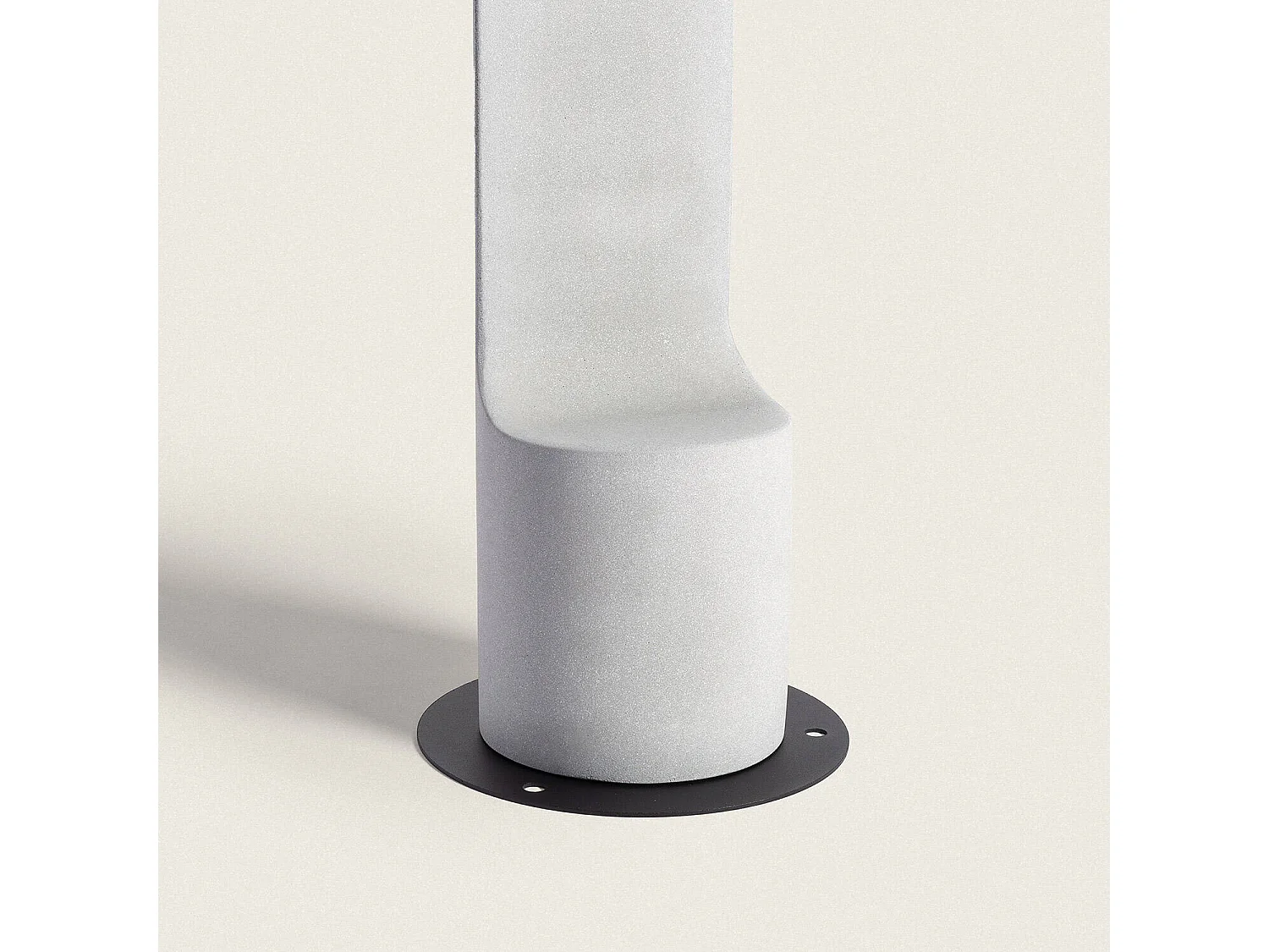 Lampioncino per Esterni LED Regolabile 6W Cemento Nexul 65 cm Grigio Pietra