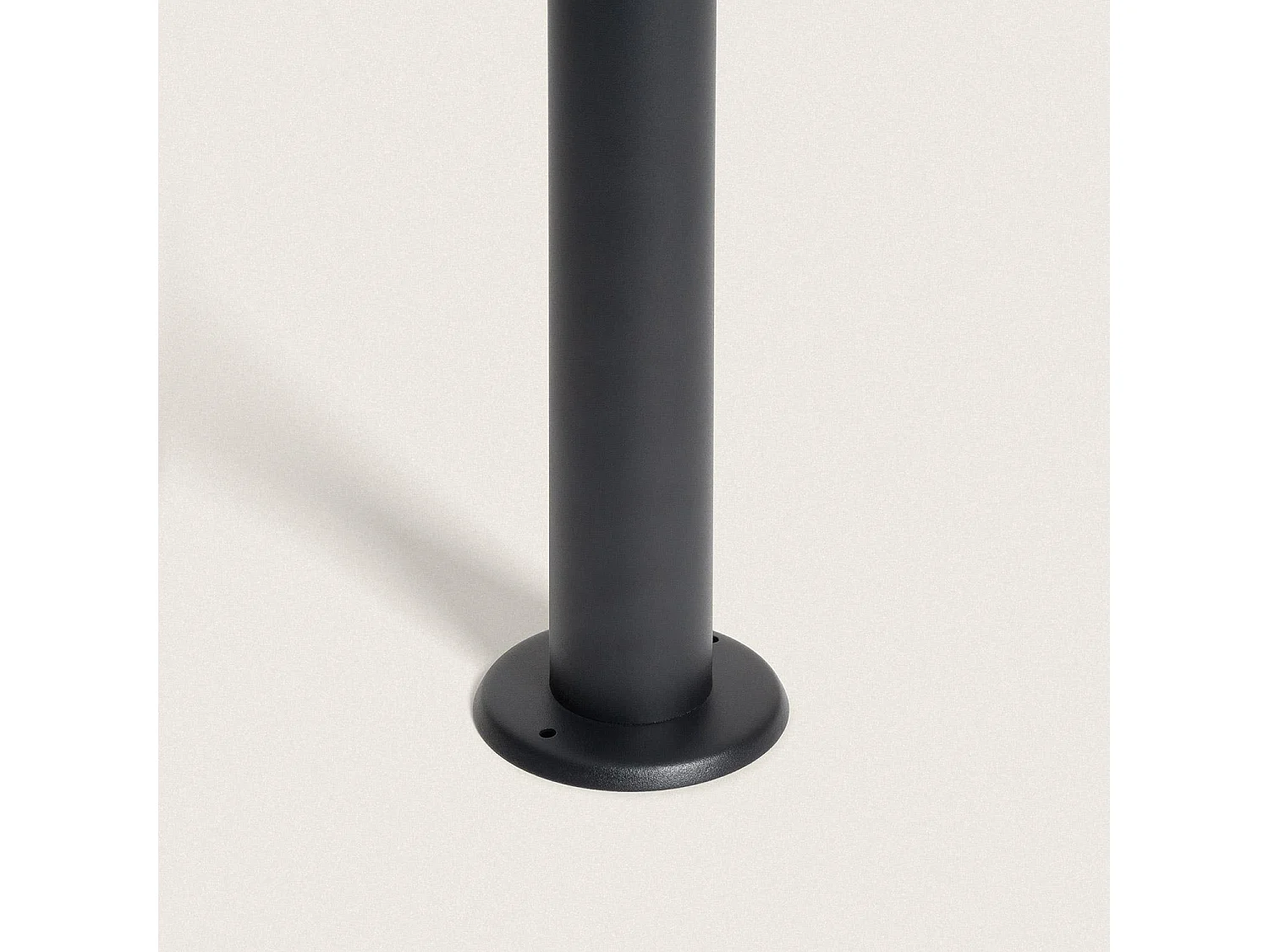 Balise sur Pied Extérieure Solaire LED 50cm Aluminium Draco Noir