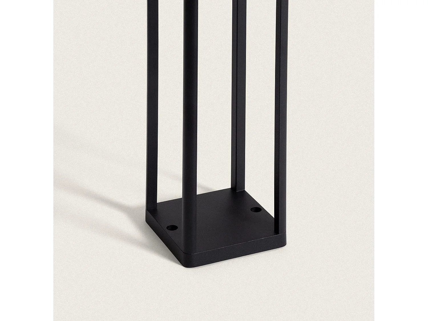 Balise Extérieure sur Pied Solaire 2W 40cm Aluminium avec Détecteur de Mouvement Devah Noir