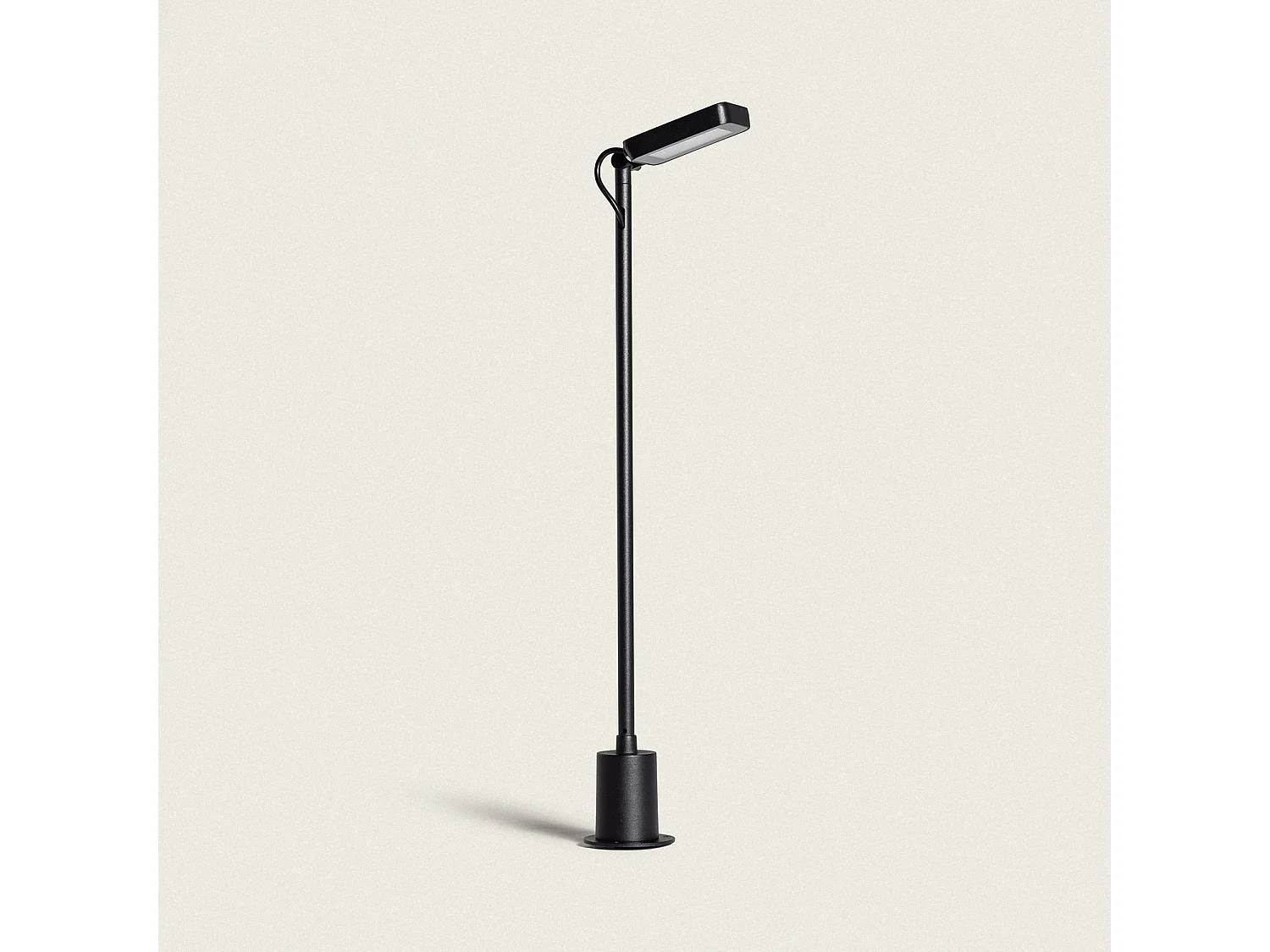 Balise Extérieure LED 6W 60cm avec Piquet Flux Noir