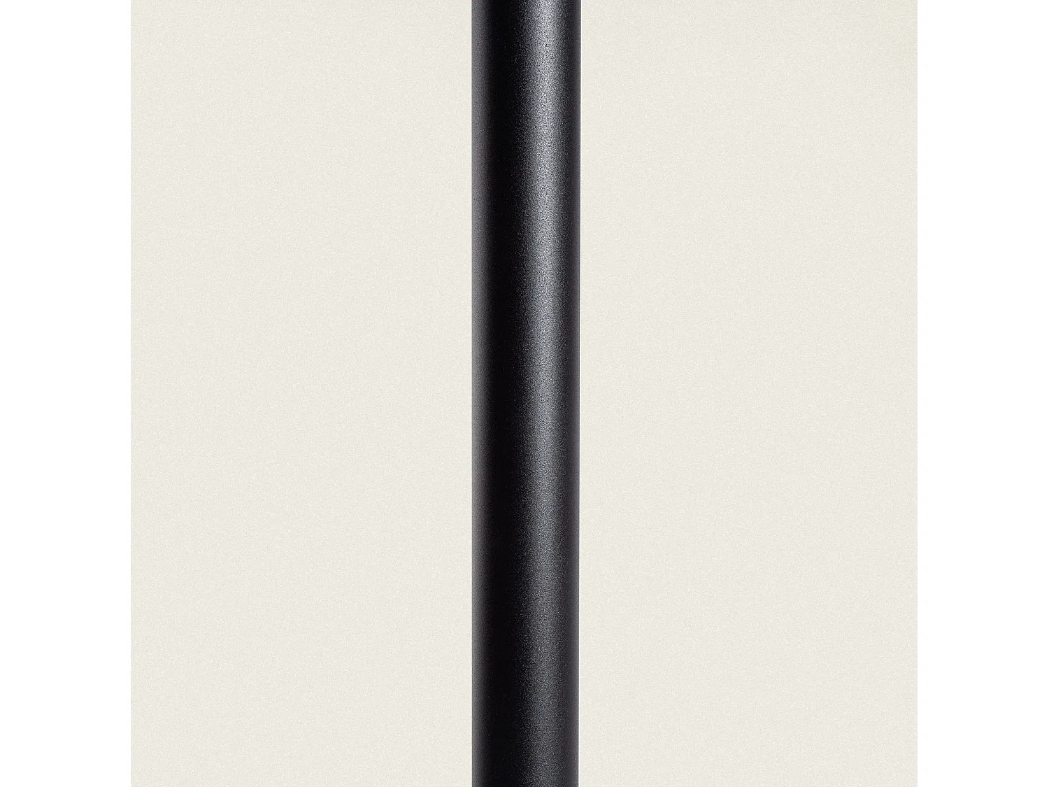 Balise Extérieure LED 6W Saillie Pied 80cm Aluminium Rihard Noir