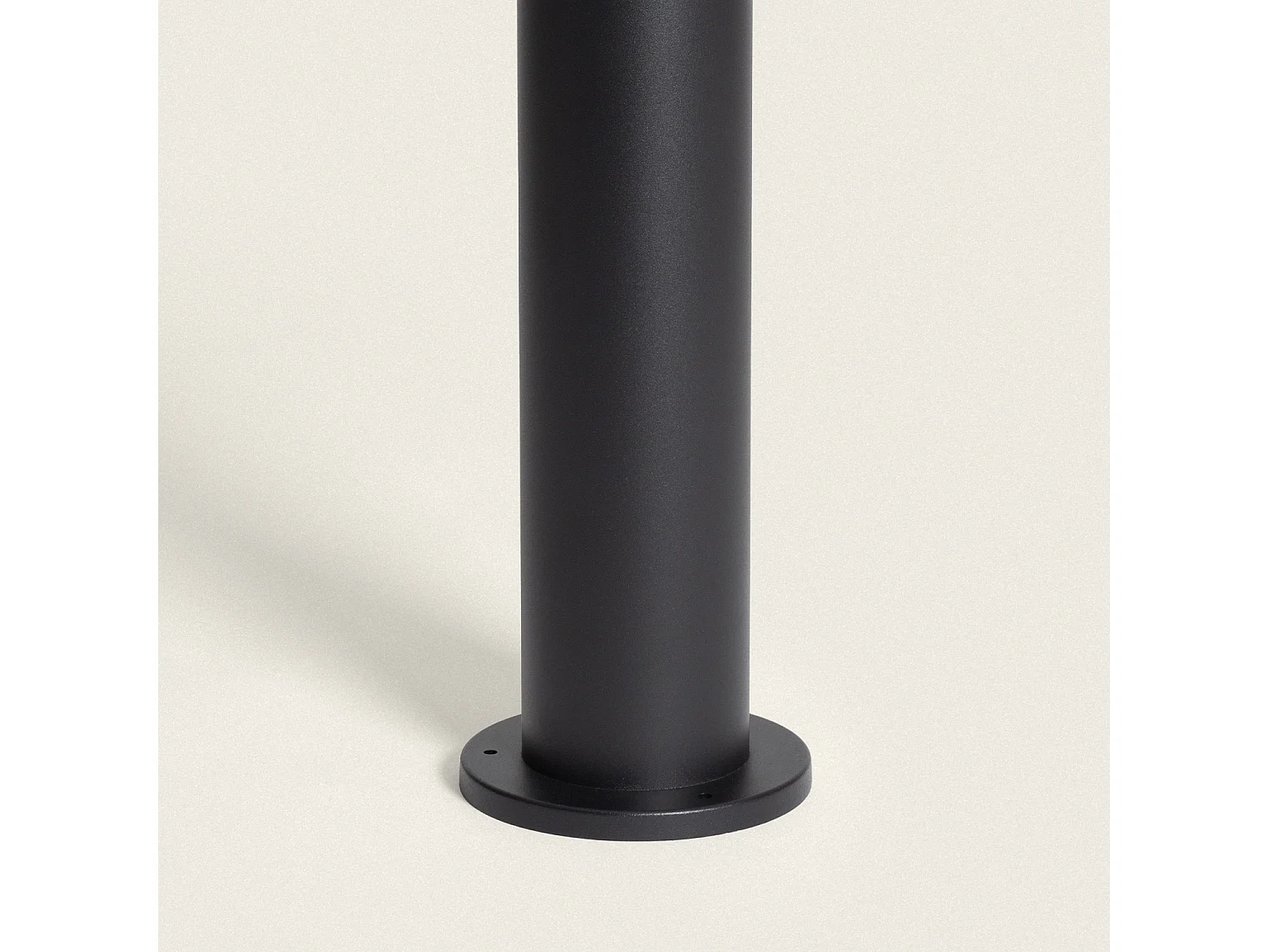 Baliza Exterior Superficie Pie 50cm Aluminio Docker Negro