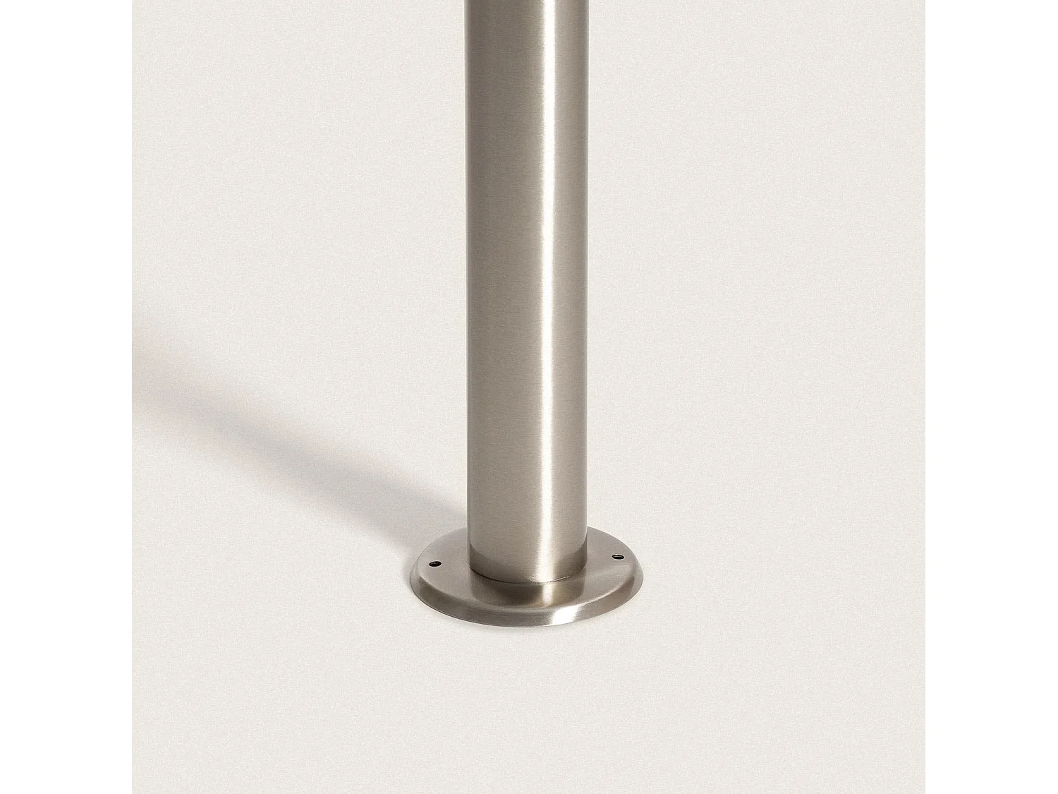 Balise Extérieure sur Pied Solaire LED 50cm Aluminium Ashier Argent