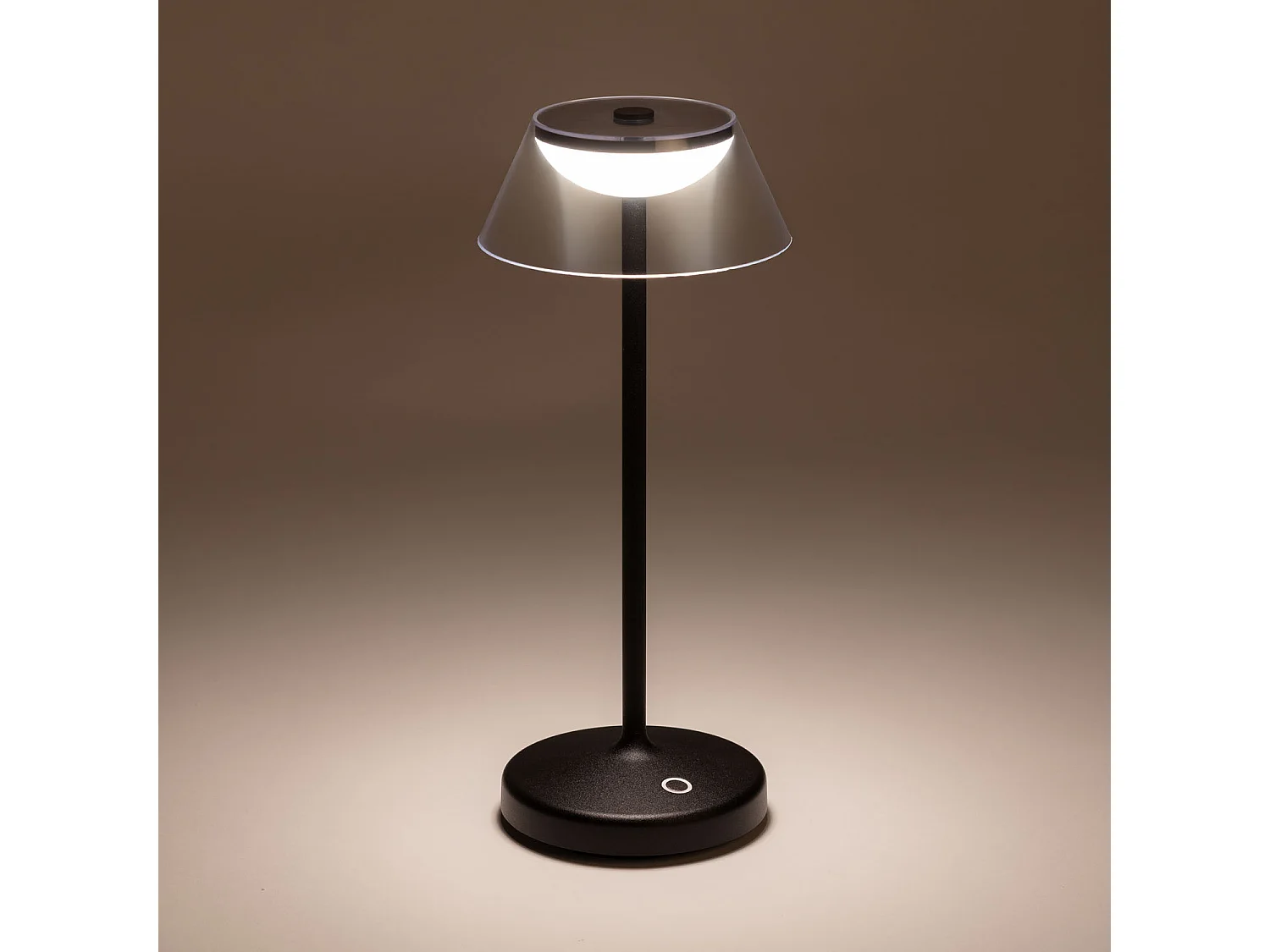 Lampe à Poser LED 6W Portable avec Batterie USB Rechargeable Dipley Noir