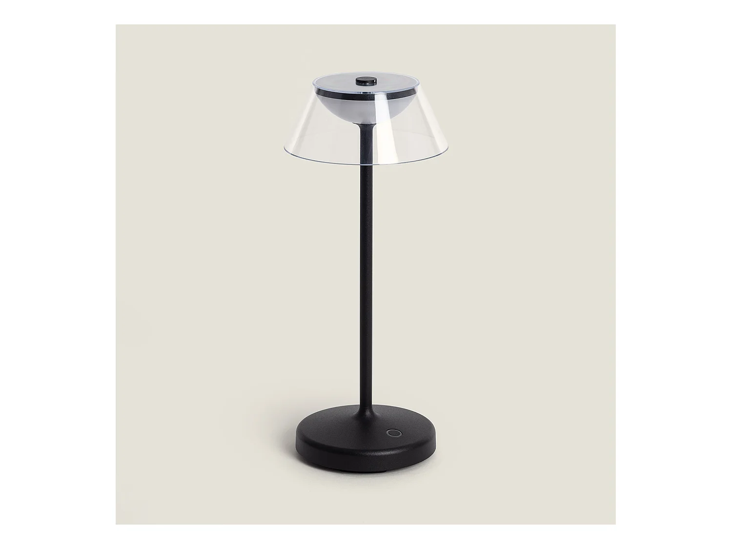 Lámpara de Mesa LED 3W Portátil con Batería USB Recargable Dipley Negro